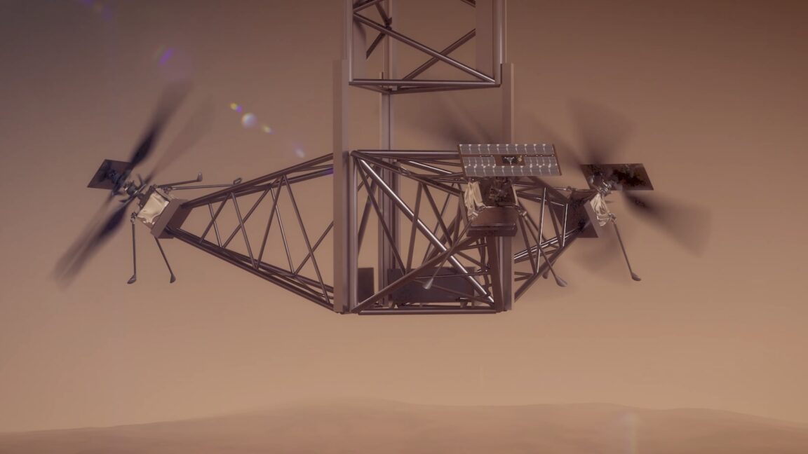 Reference image for: Engineers at NASA's Jet Propulsion Lab make a breakthrough in rotor technology