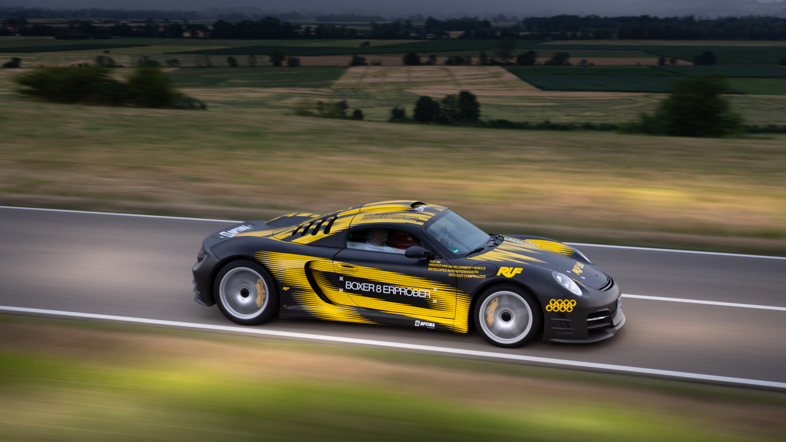 Reference image for: Ruf debuts new flat-eight engine at Goodwood