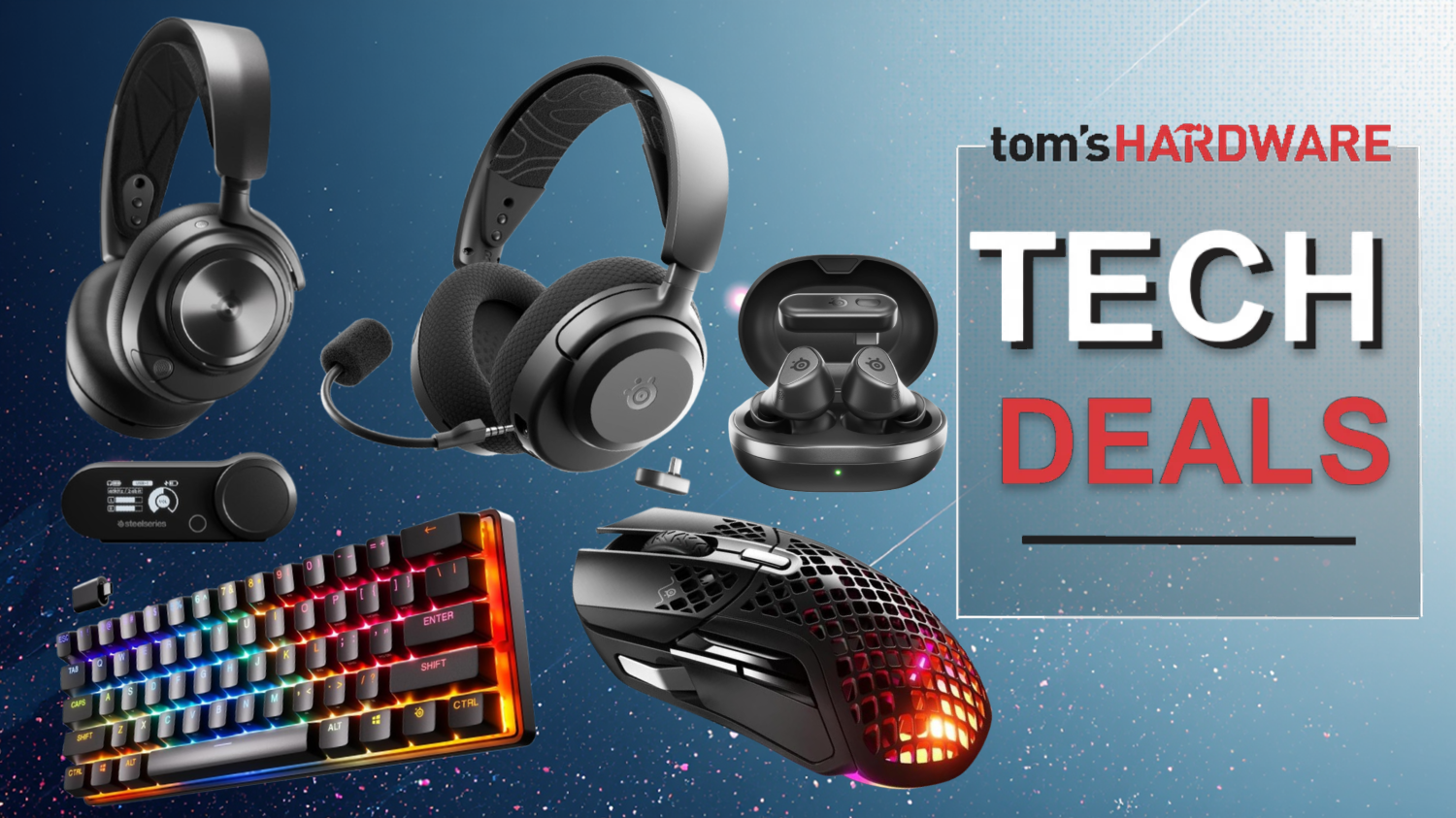 Reference image for: Save up to 45% on SteelSeries headsets, keyboards, and mice