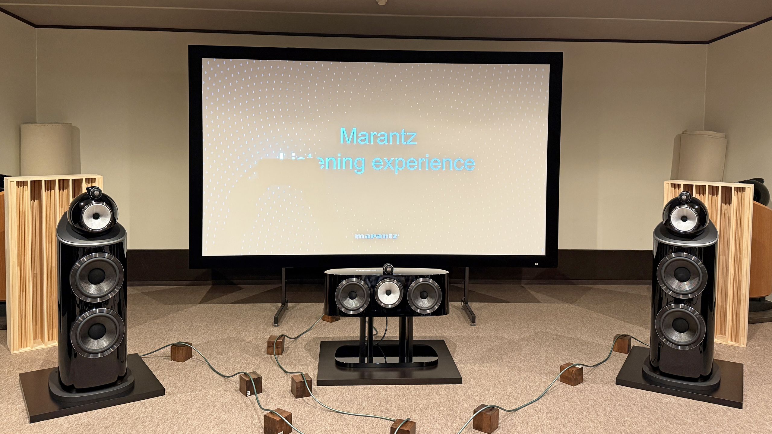 Reference image for: I heard a 9.4.6-channel Dolby Atmos system in Denon and Marantz's elite reference listening room in their