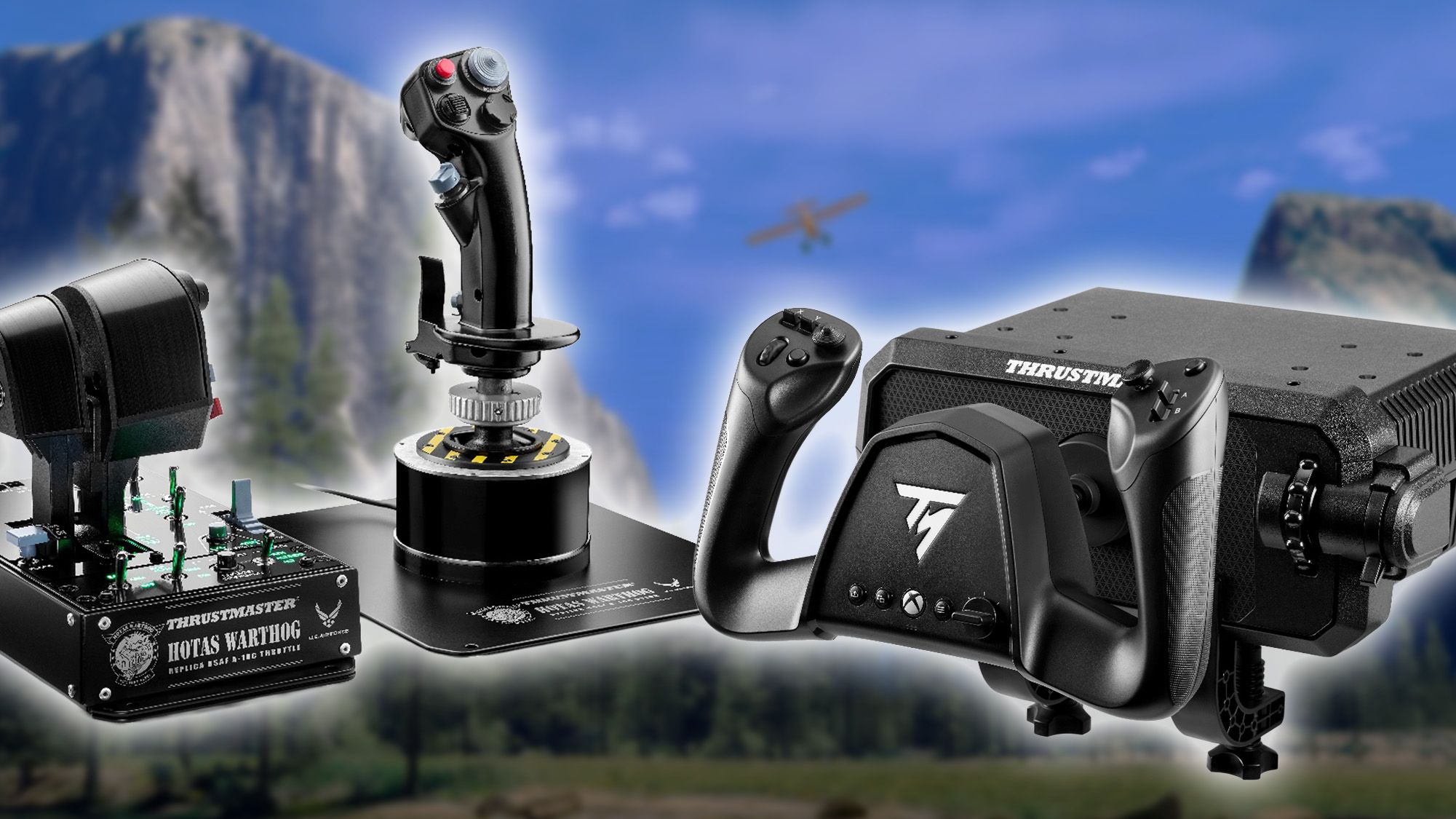 Reference image for: Microsoft Flight Simulator fans are getting all-new flight stick and yoke options from Thrustmaster, made