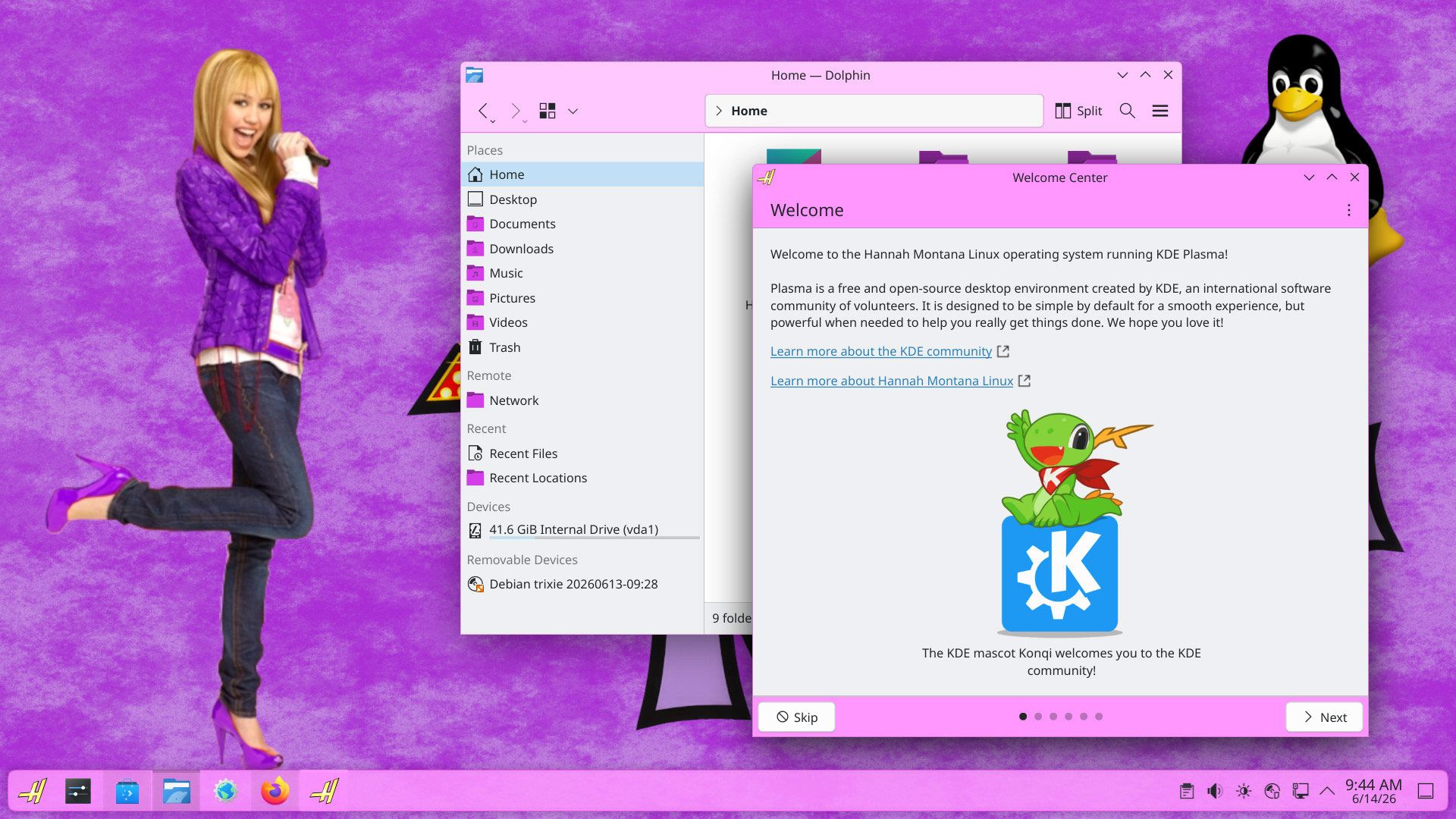Reference image for: Hannah Montana Linux gets modern remaster after nearly two decades