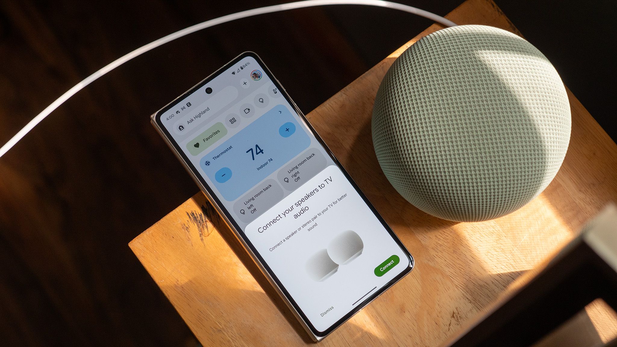 Reference image for: You can upgrade your TV's sound quality with the new Google Home Speaker surround sound option. Here's how