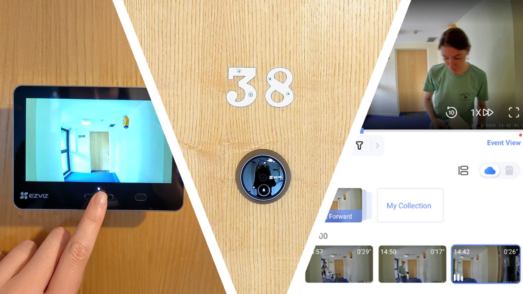 Reference image for: The EZVIZ EP4 is a great home security camera for renters