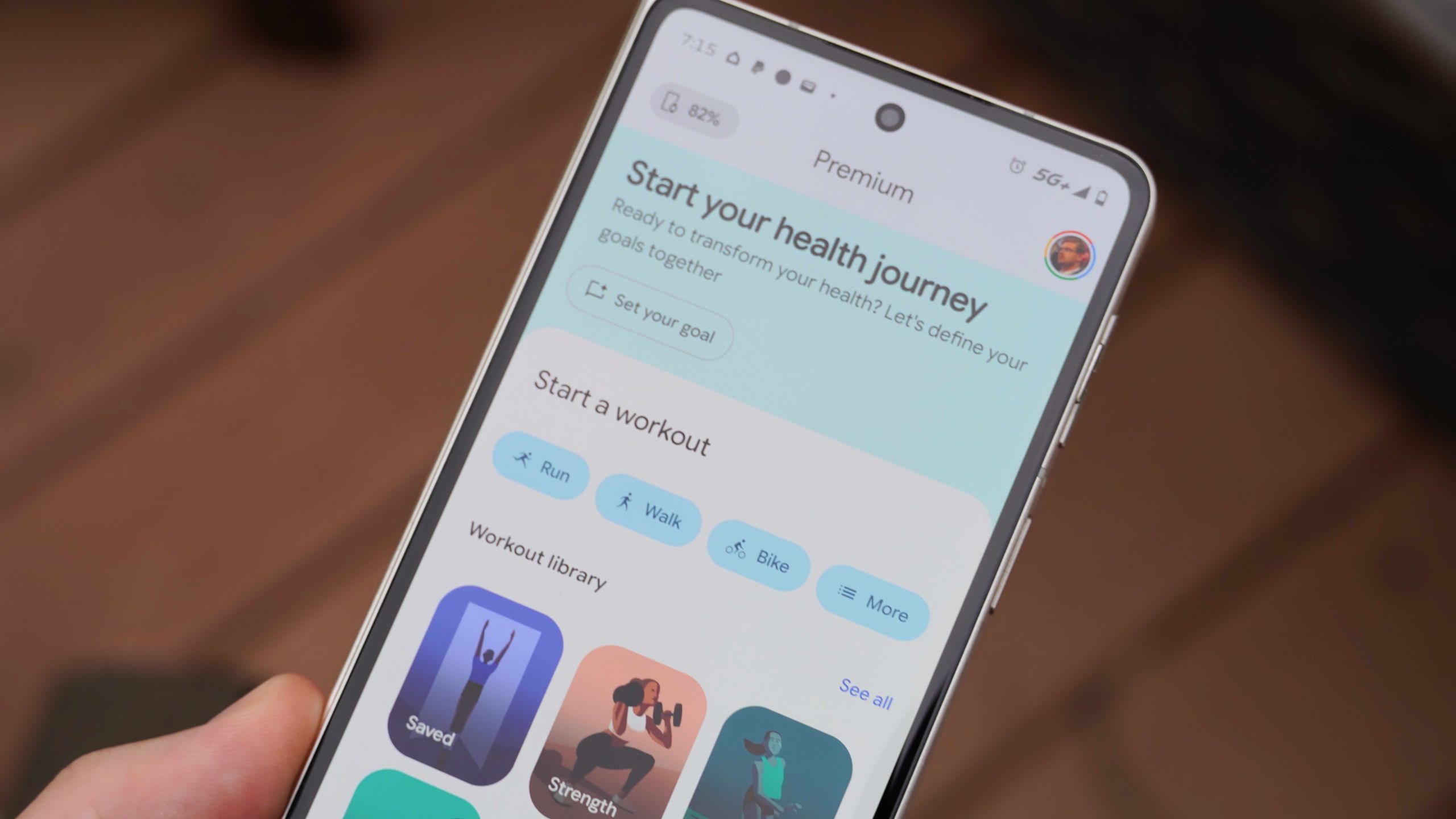 Reference image for: Google Health's late August update adds more manual workout logging freedom
