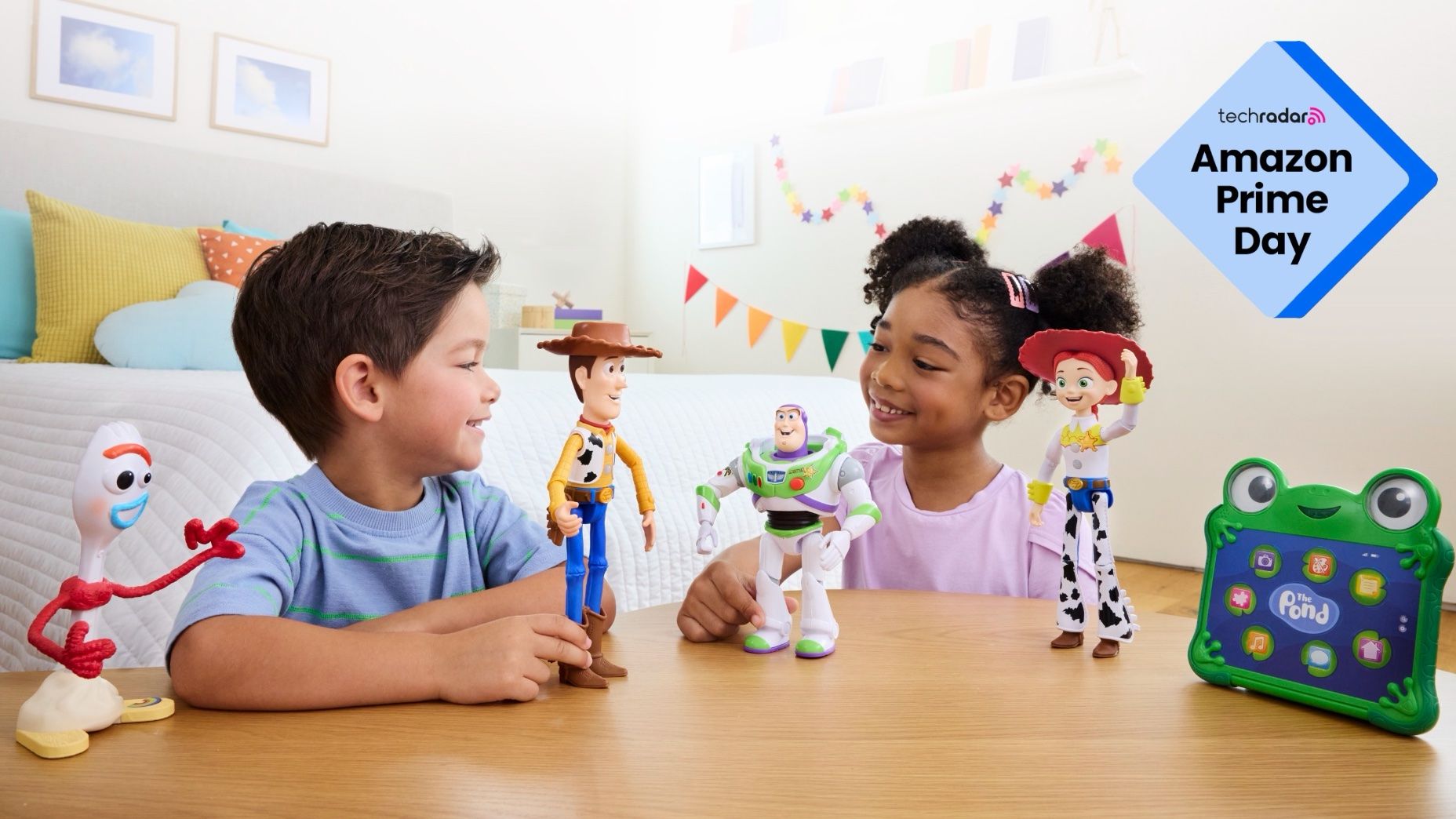 Reference image for: Toy Story 5 just hit theaters, but Mattel's interactive Buzz, Woody, and Jessie figures are already 54% off