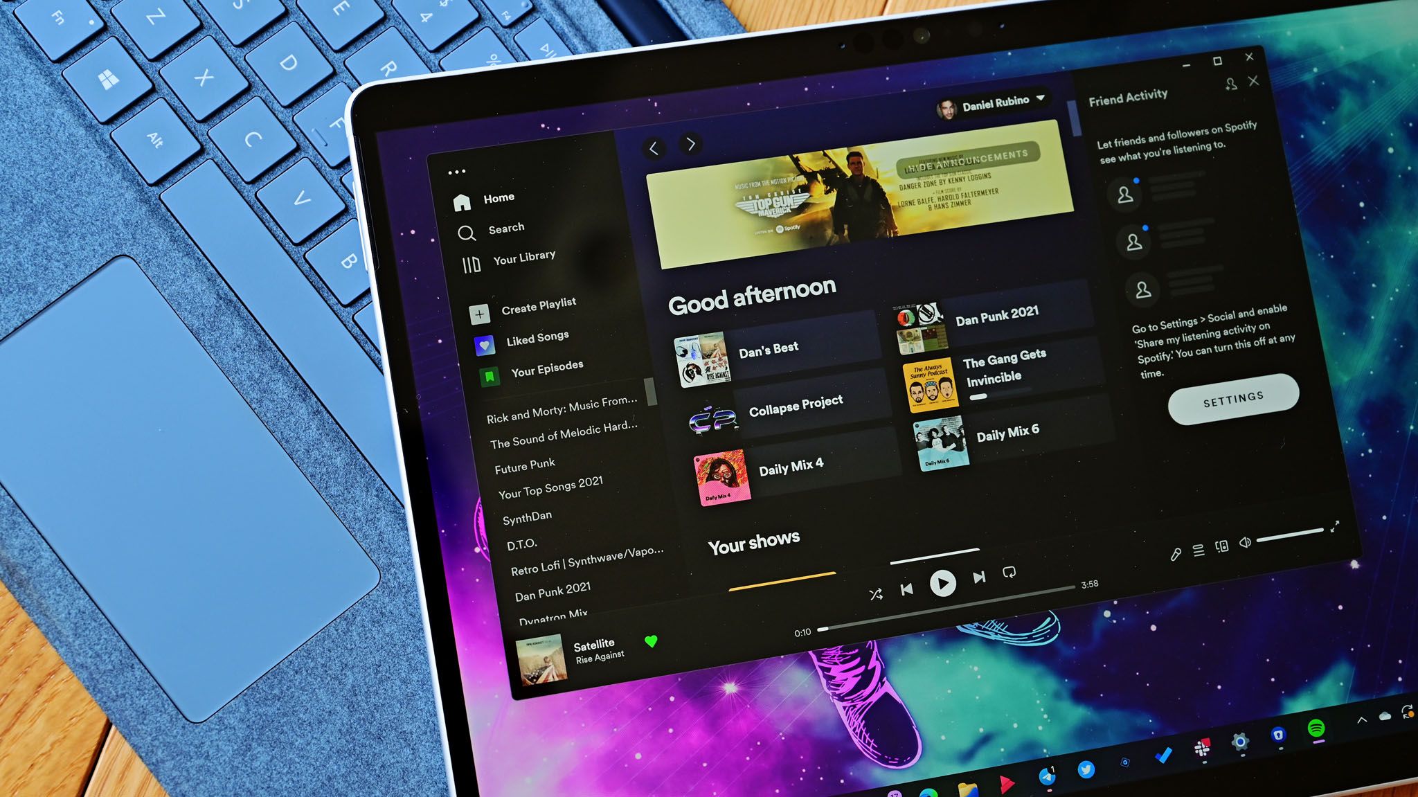 Reference image for: Spotify cares so little about Windows 11 the controversial disco ball icon came and went without ever a PC