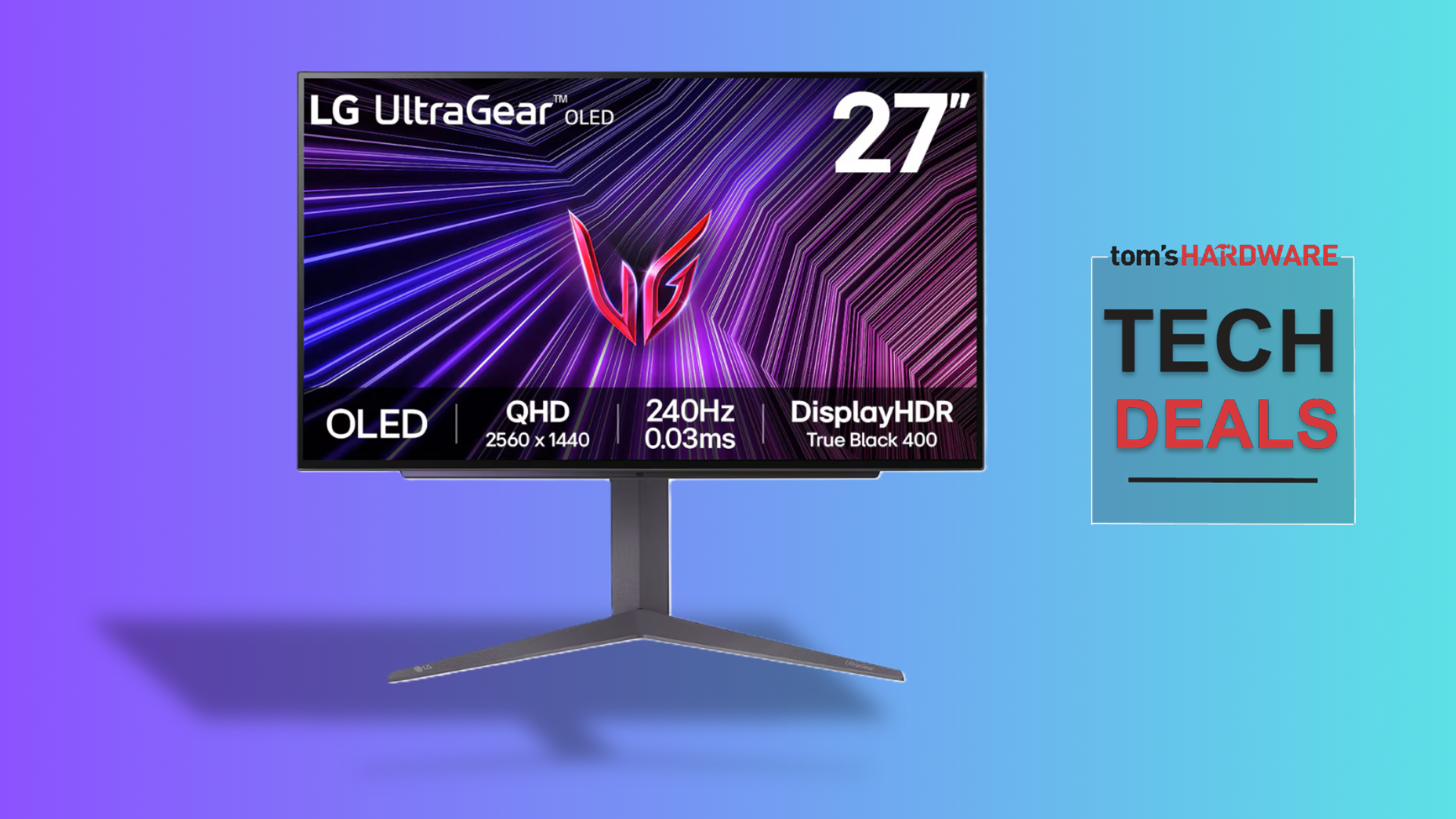 Reference image for: Get a 27" 1440p OLED monitor with a blazing-fast 240 Hz refresh rate for just $499