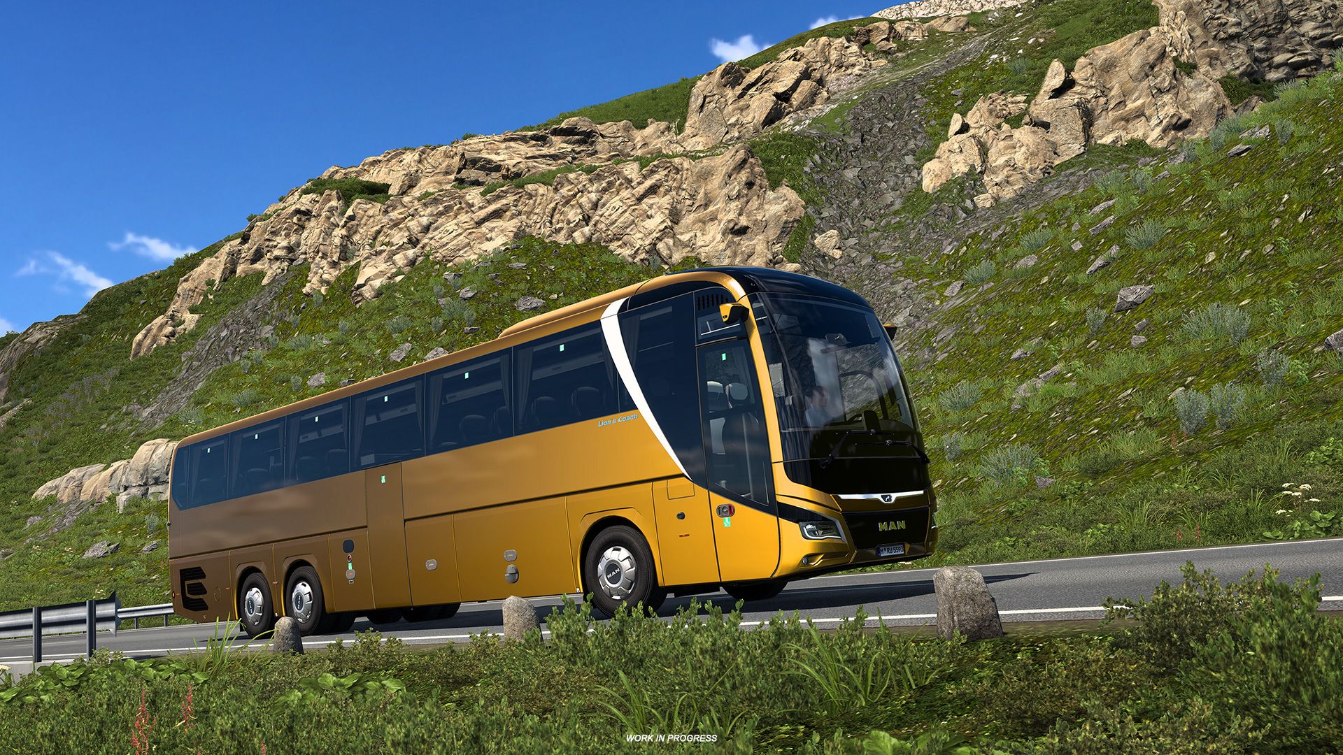 Reference image for: Euro Truck Simulator 2's "Coaches" DLC gets nostalgic with a bus-driving gameplay tease