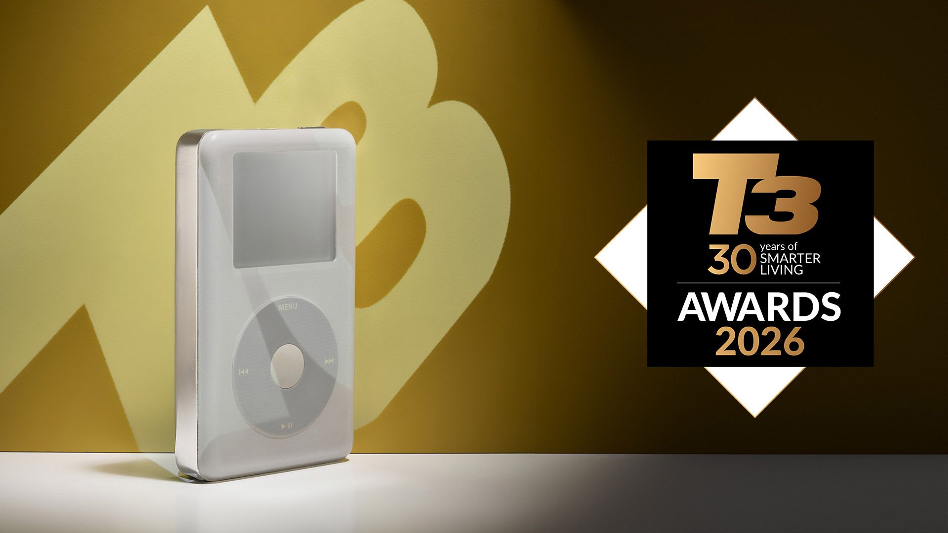 Reference image for: The Apple iPod was just crowned the biggest gadget of the past 30 years in T3's special anniversary awards