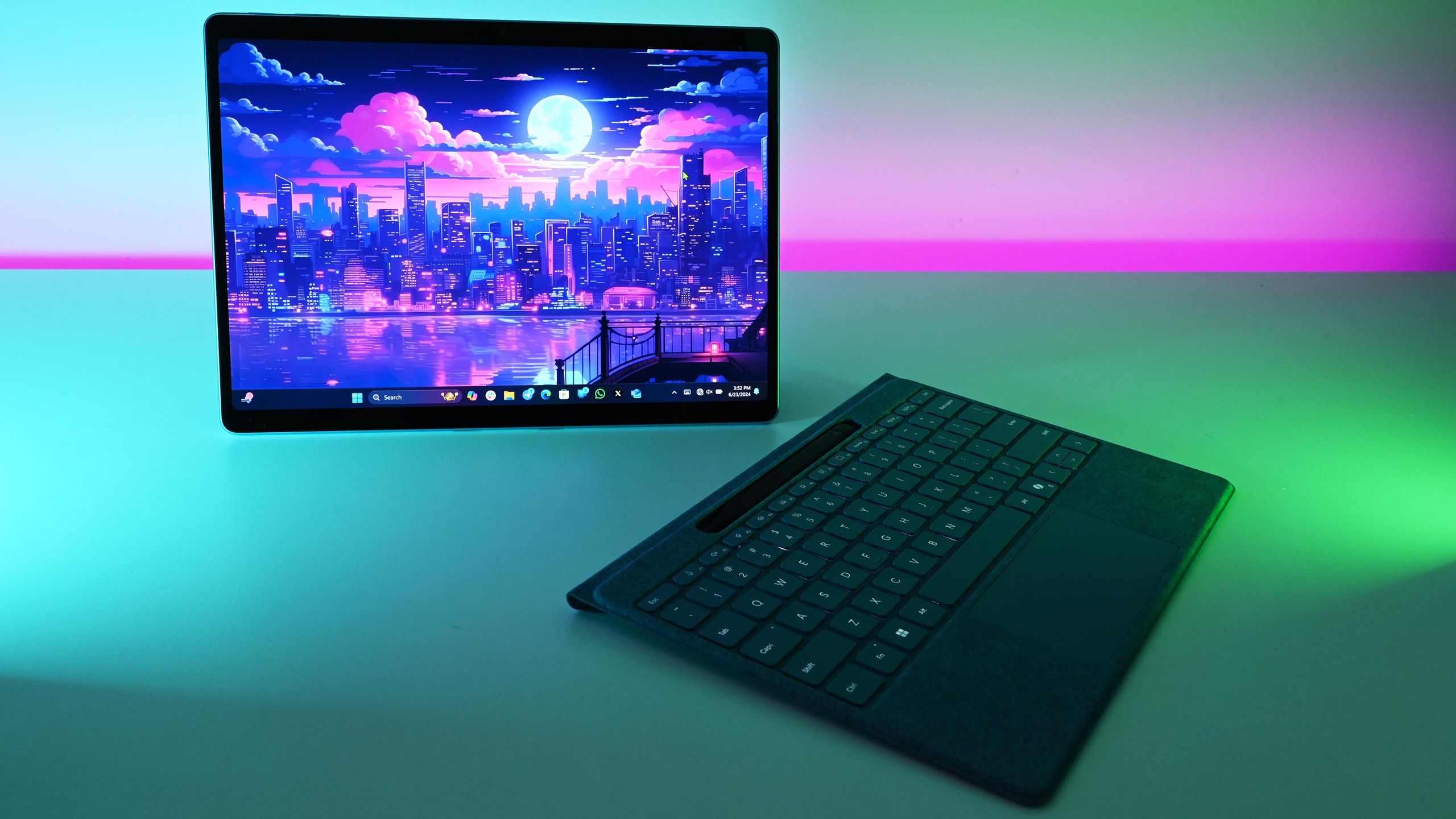 Reference image for: Microsoft’s free Surface Pro keyboard is okay, but this one makes the tablet feel like a real laptop