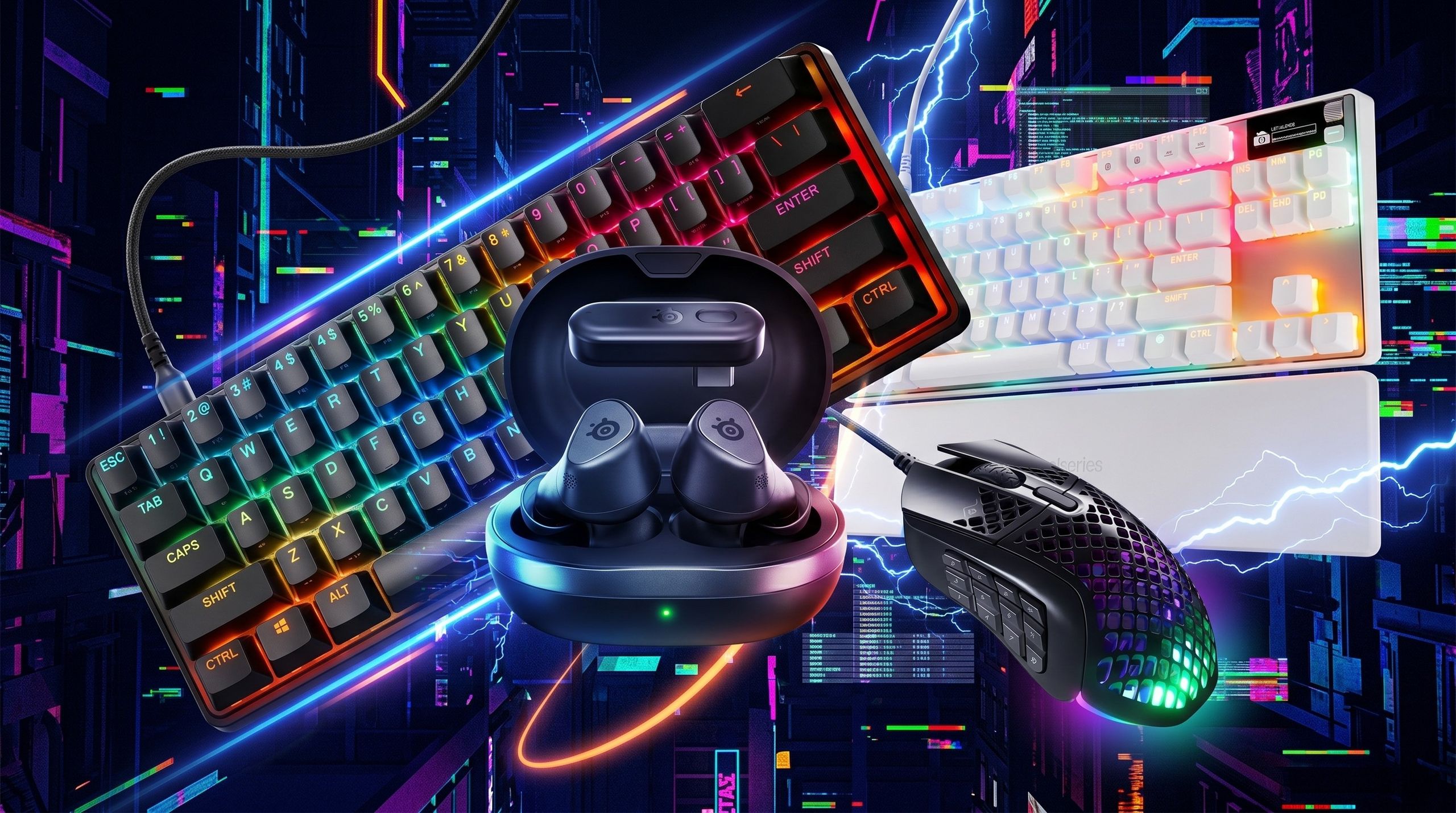 Reference image for: Some of SteelSeries' best PC gaming accessories for elevating MMORPGs and FPS titles are enjoying several