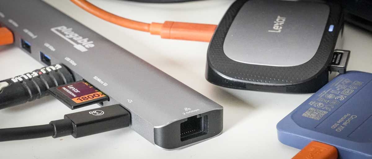 Reference image for: Plugable 10-in-1 USB-C Hub review: This sleek and durable dock transformed my two-port laptop into a capable