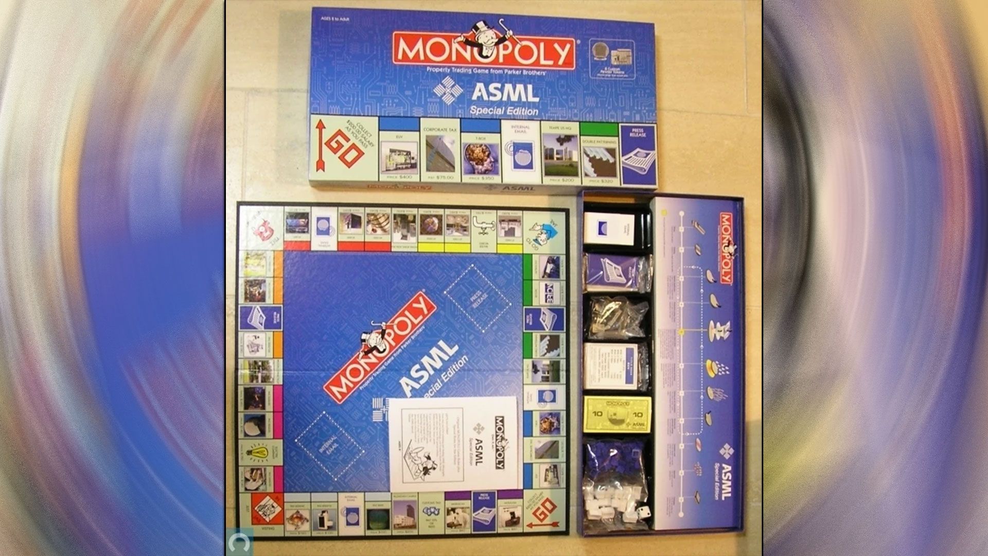 Reference image for: Rare ASML Special Edition Monopoly board unearthed in social media trade
