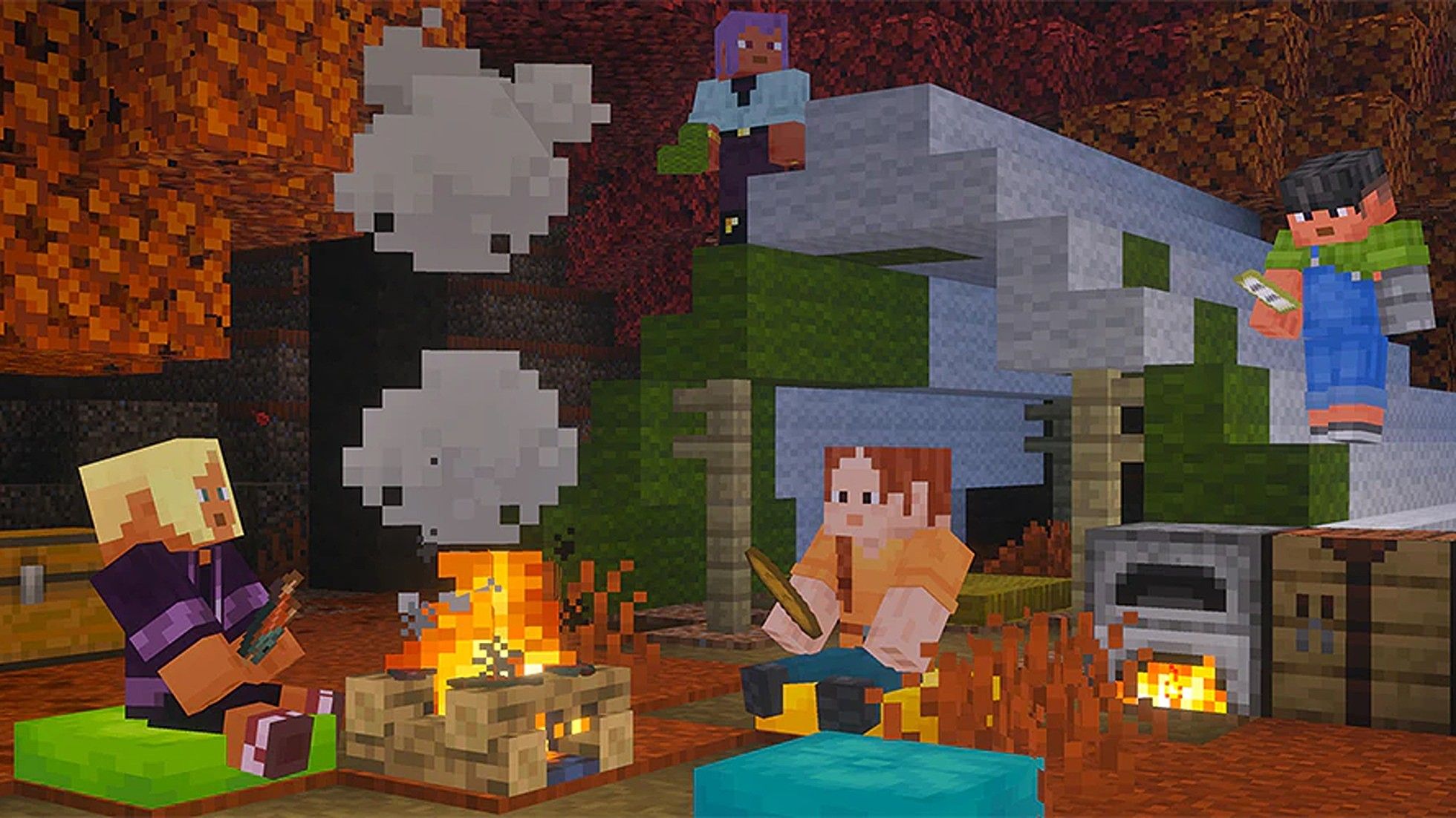Reference image for: After nearly two decades, Minecraft is finally letting players take a rest on something other than a regular