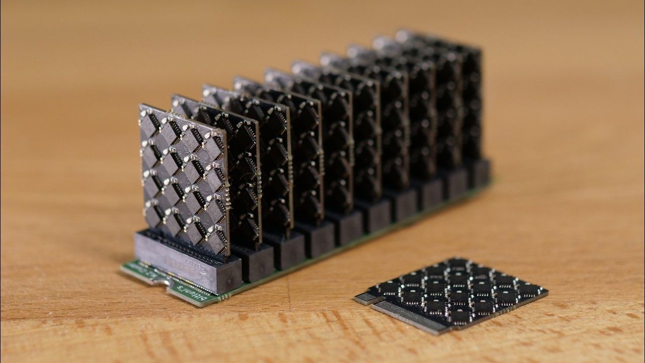 Reference image for: Can't afford a high-powered graphics card? This DIY engineer made his own GPU out of 8,192 RISC-V chips