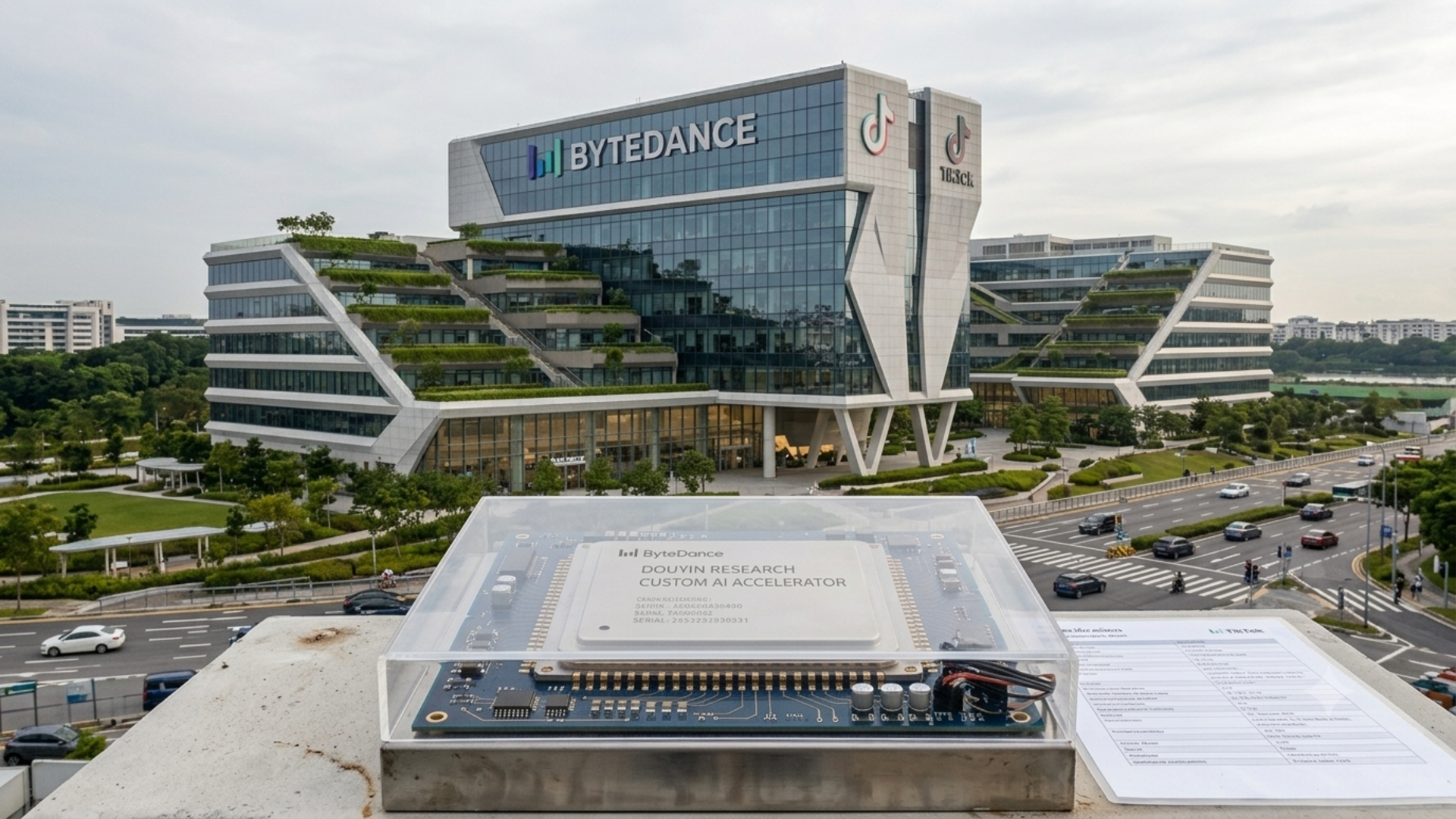 Reference image for: Chinese firm that created TikTok now wants to build an AI accelerator to rival Nvidia within months