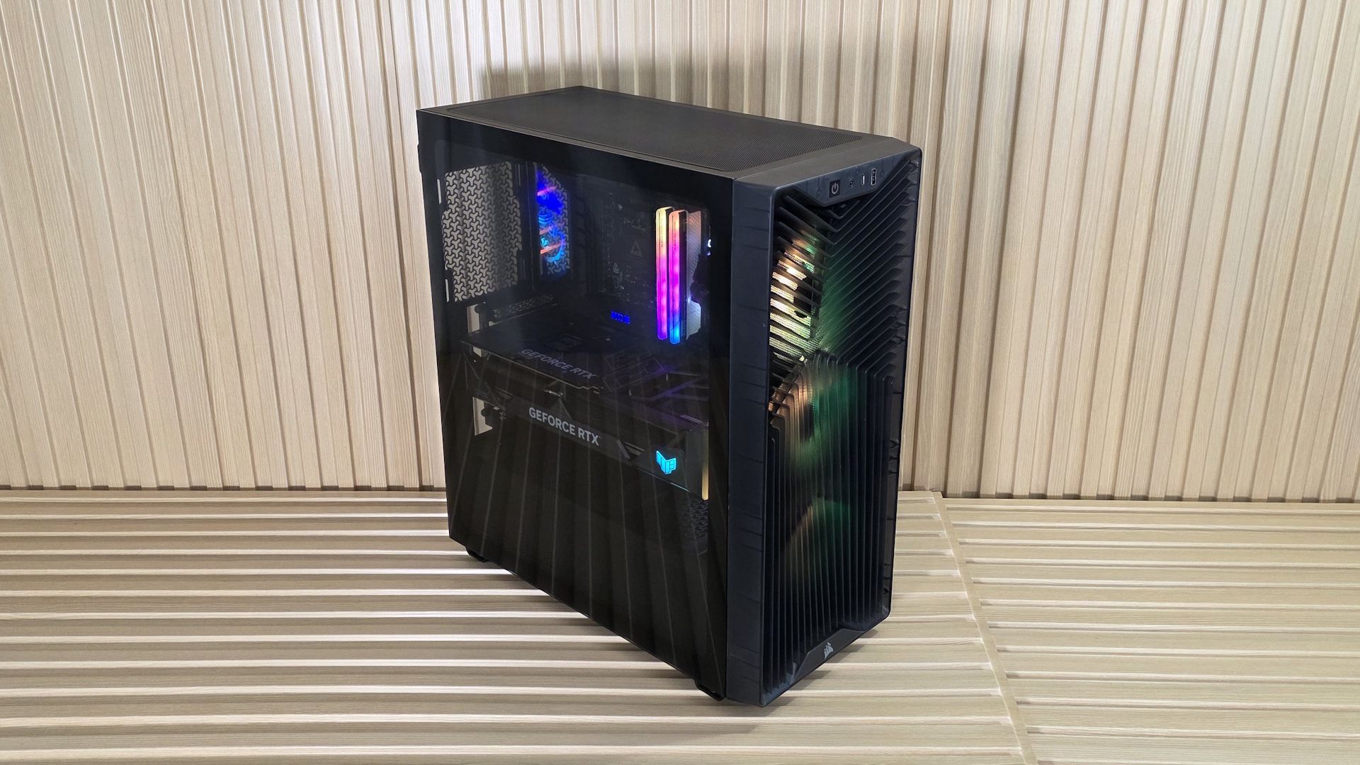 Reference image for: Hands-on with Corsair's 3200D RS ARGB Mid-tower PC Case: Budget chassis includes three fans and doesn’t your
