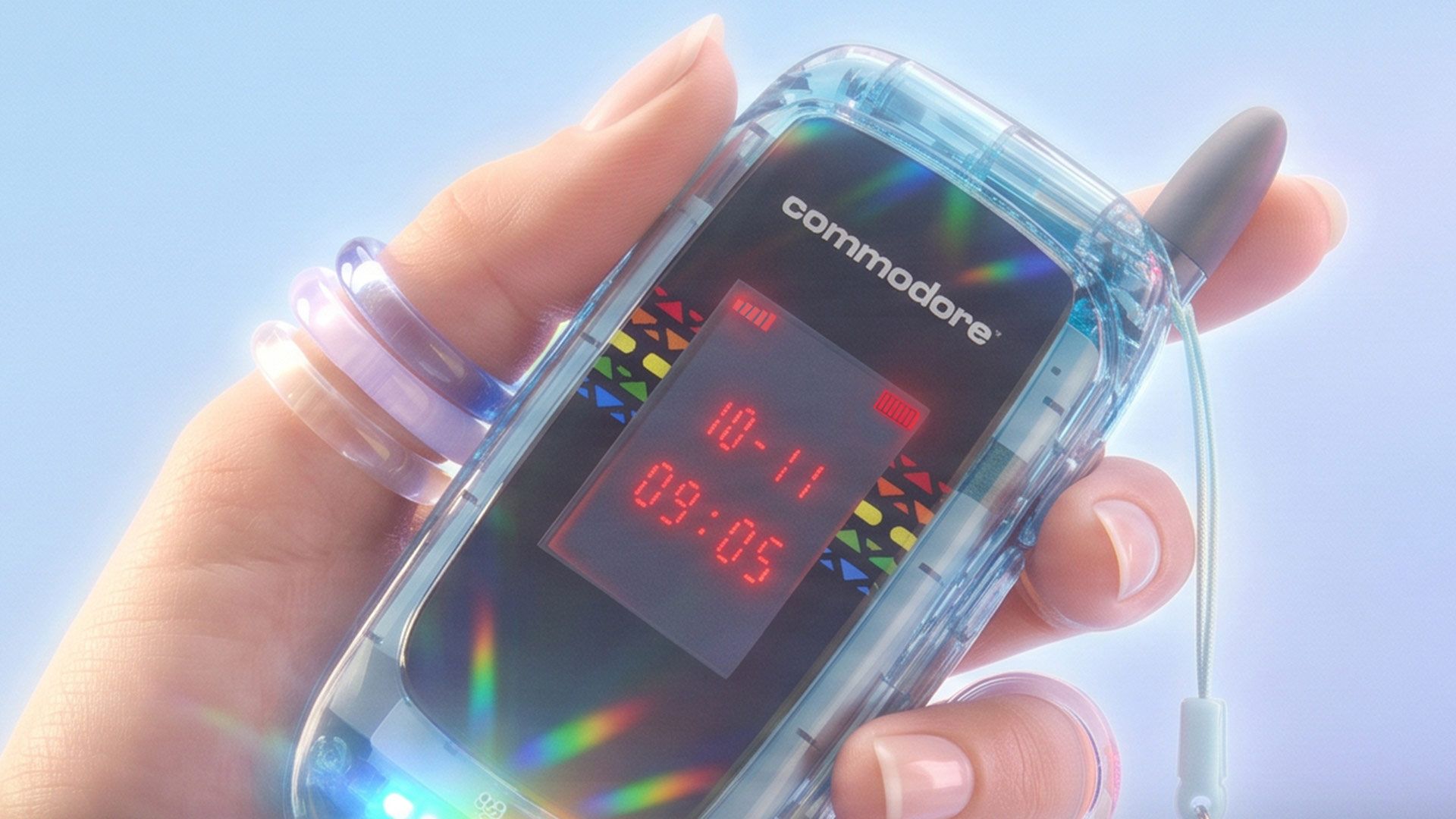 Reference image for: Commodore announces Linux-based flip phone with ‘no social media, no browser’