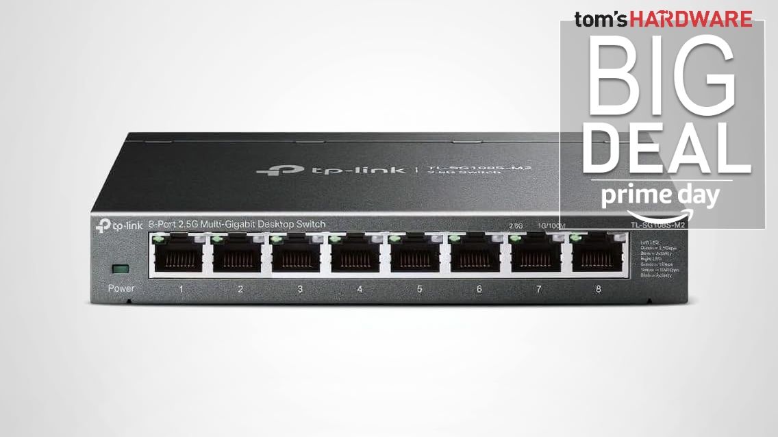 Reference image for: TP-Link's 8-port 2.5G unmanaged Ethernet switch is a smokin' bargain at $50