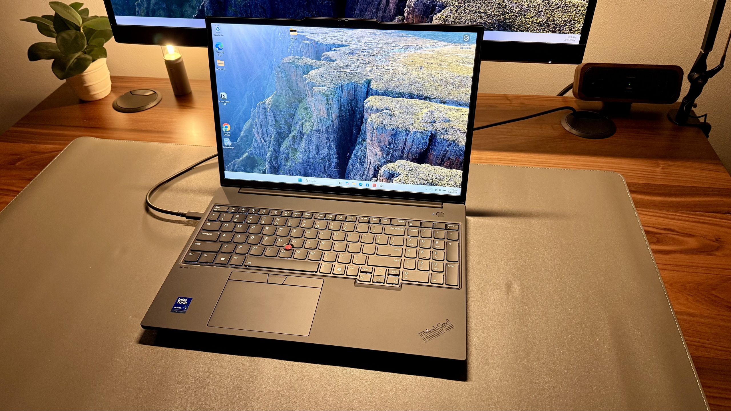 Reference image for: Lenovo ThinkPad P16V Gen 3 review: This mobile workstation might just be the Goldilocks of the ThinkPad now
