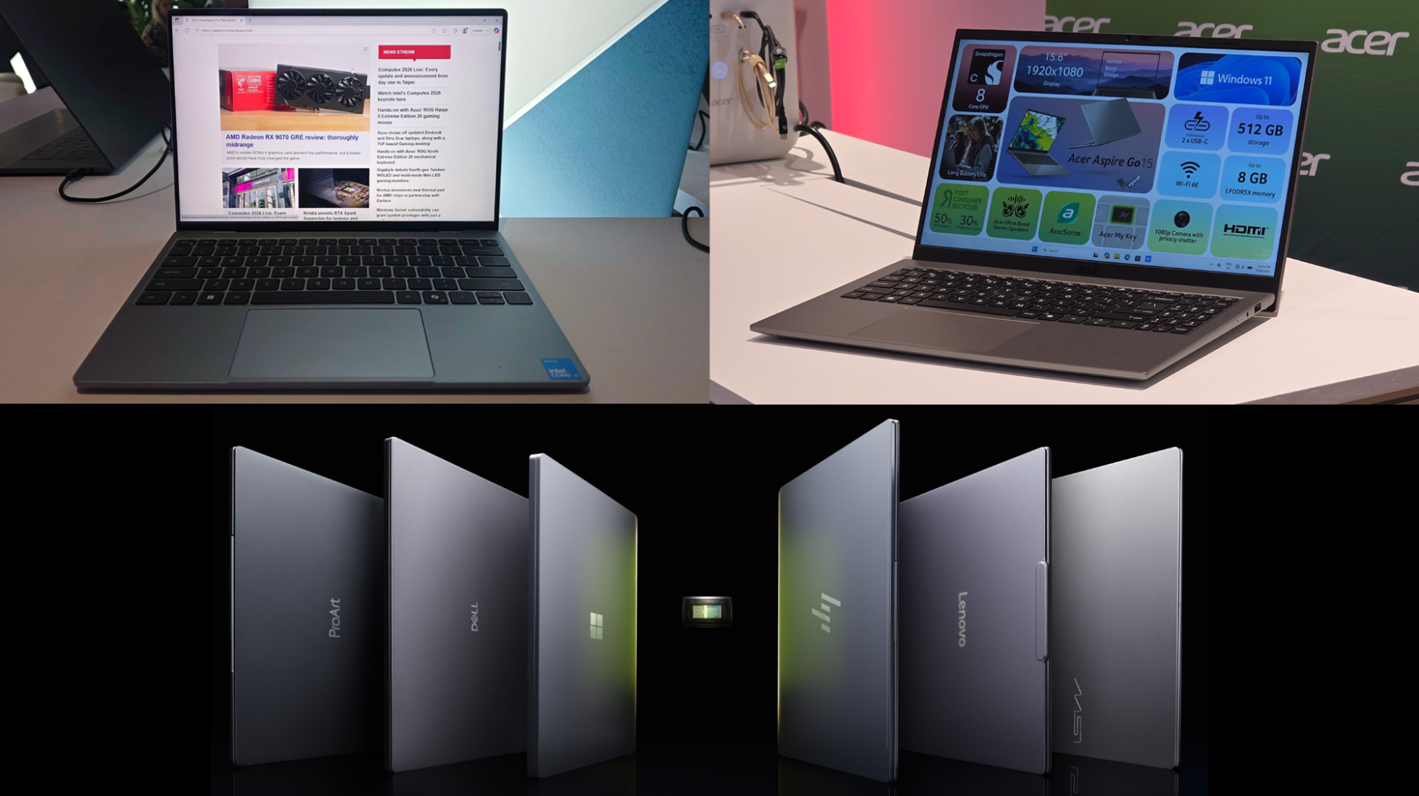 Reference image for: The bifurcated laptop landscape of Computex 2026