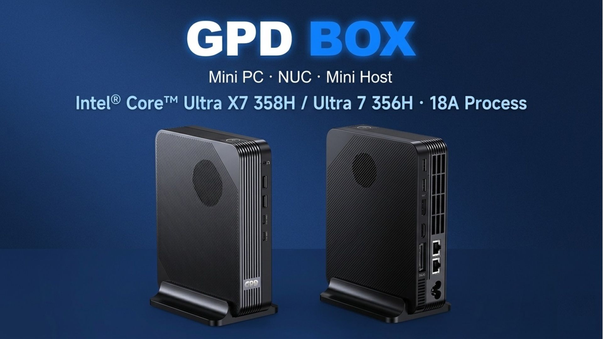 Reference image for: GPD debuts mini PC with a 25W Core Ultra X7 358H CPU with an iGPU that's almost as fast as the 3050M