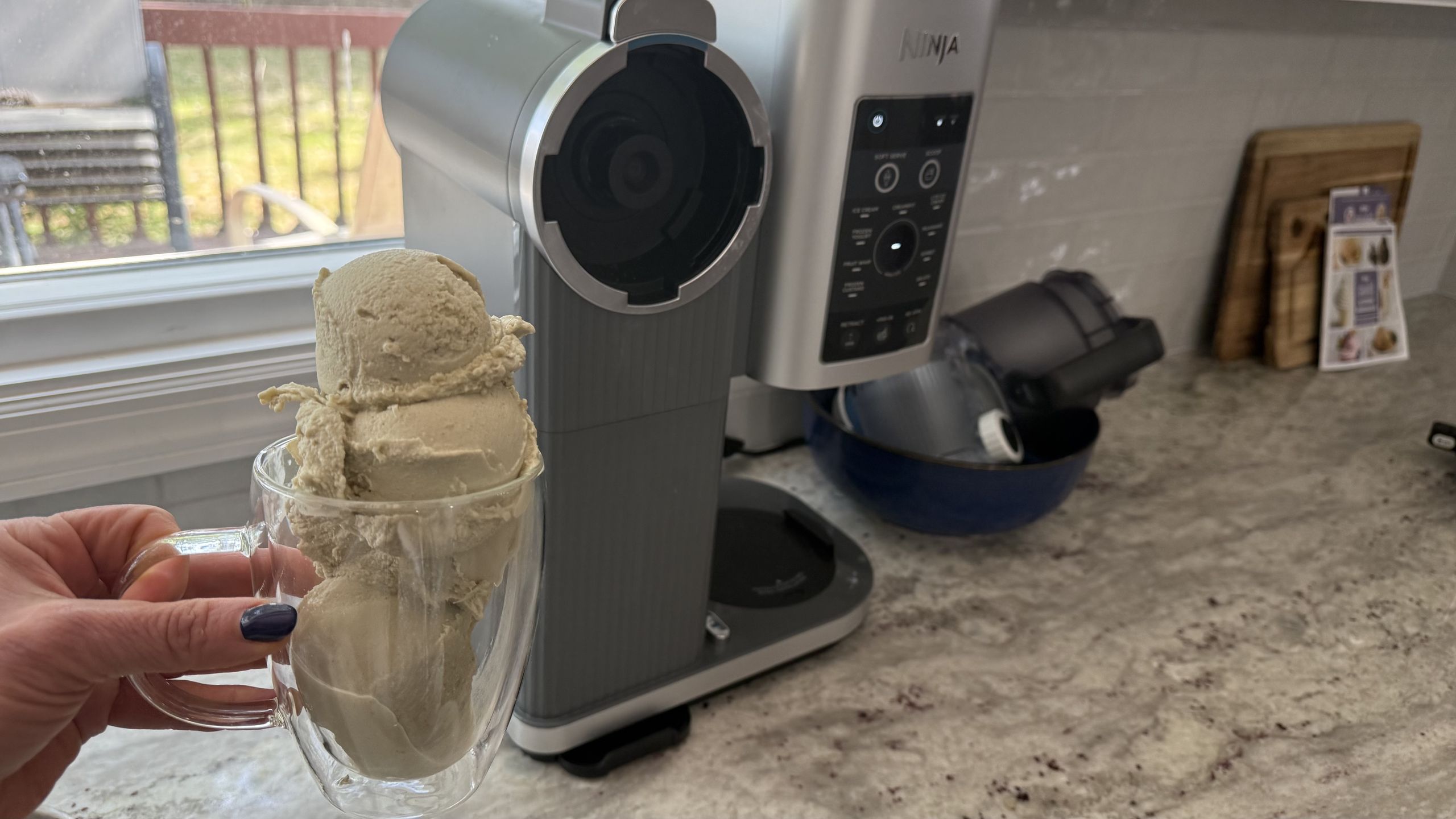 Reference image for: Ice cream for breakfast? Ninja Creami makes a healthy frozen breakfast treat easy