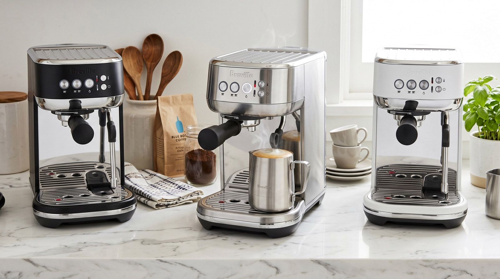Reference image for: Breville's compact Bambino Plus coffee machine is AU$230 off on Amazon