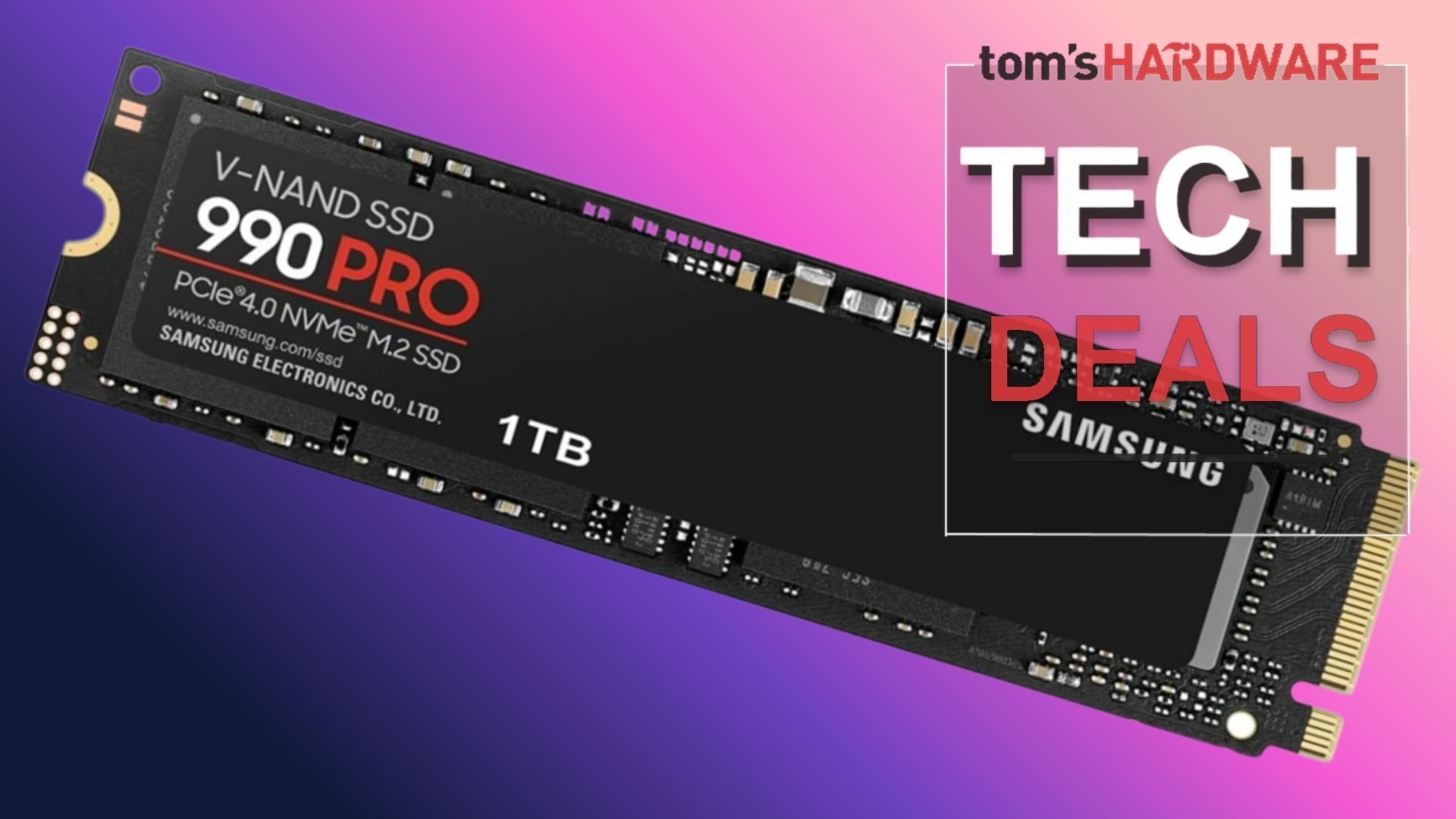 Reference image for: Fight the price rises on SSDs with this 31% saving on Samsung's brilliant 1TB 990 Pro SSD