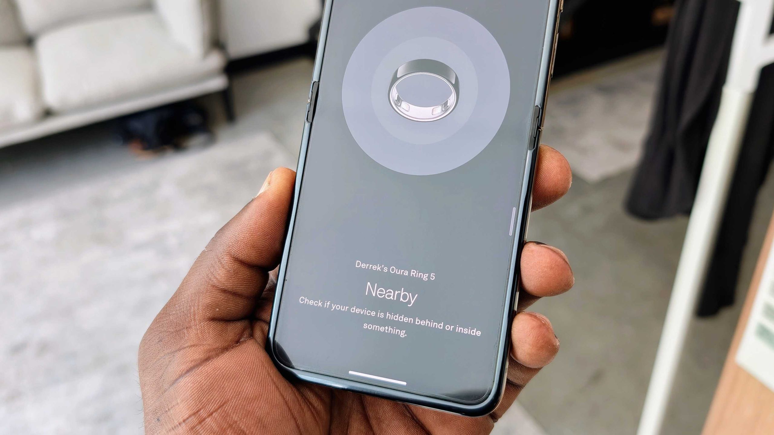 Reference image for: I've lost two Oura Rings, but Oura finally added an Android feature that iPhone users have had for years, me