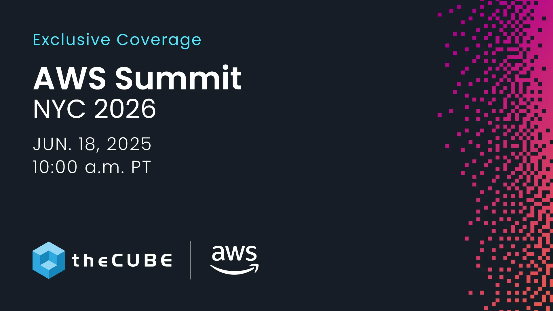 Reference image for: What to expect at AWS Summit NYC: Join theCUBE June 18