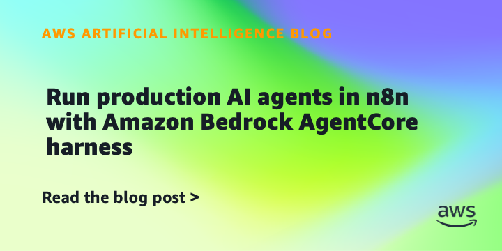 Reference image for: Run production AI agents in n8n with Amazon Bedrock AgentCore harness