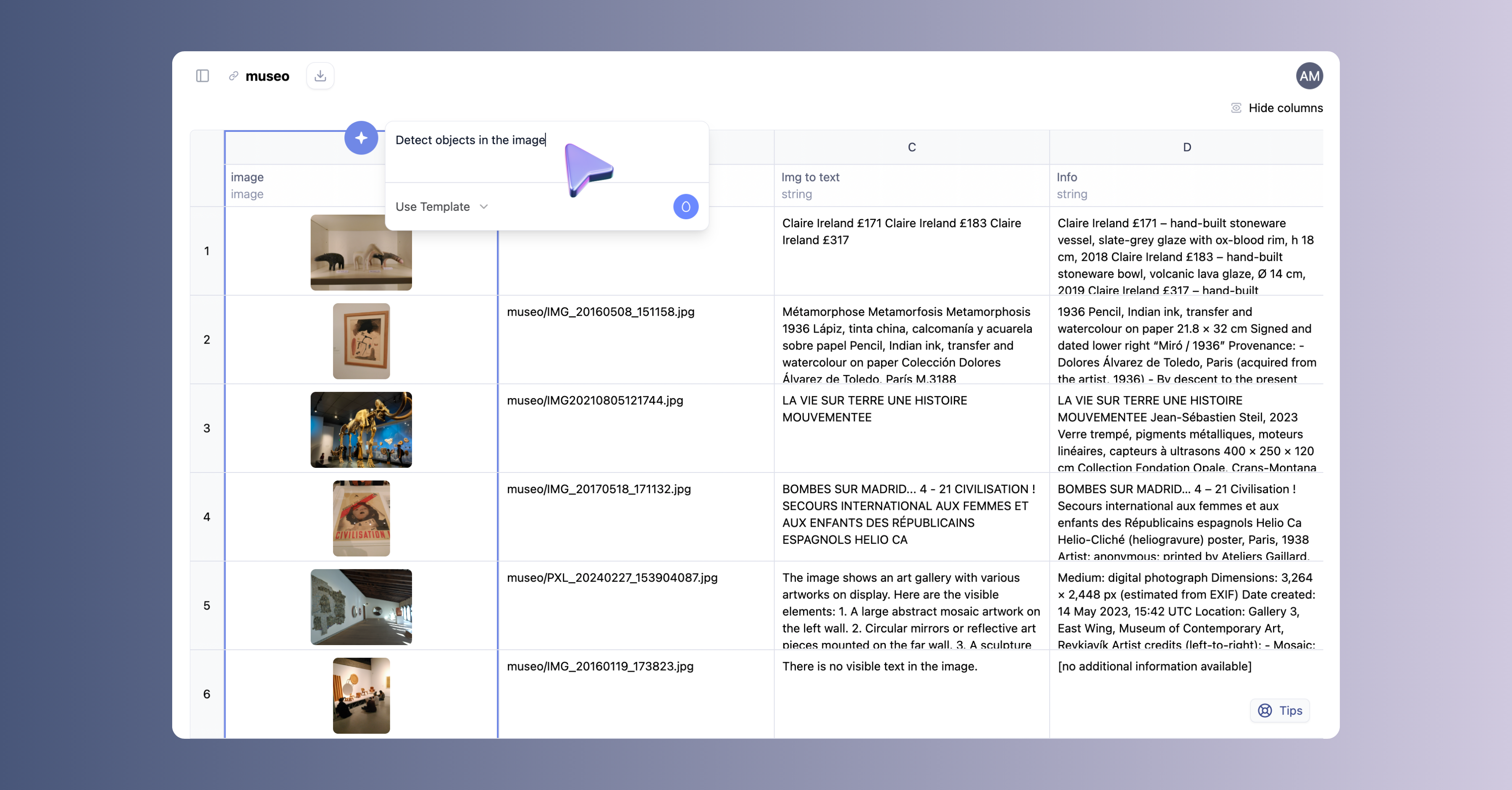 Reference image for: Unlock the power of images with AI Sheets: built to be useful right away