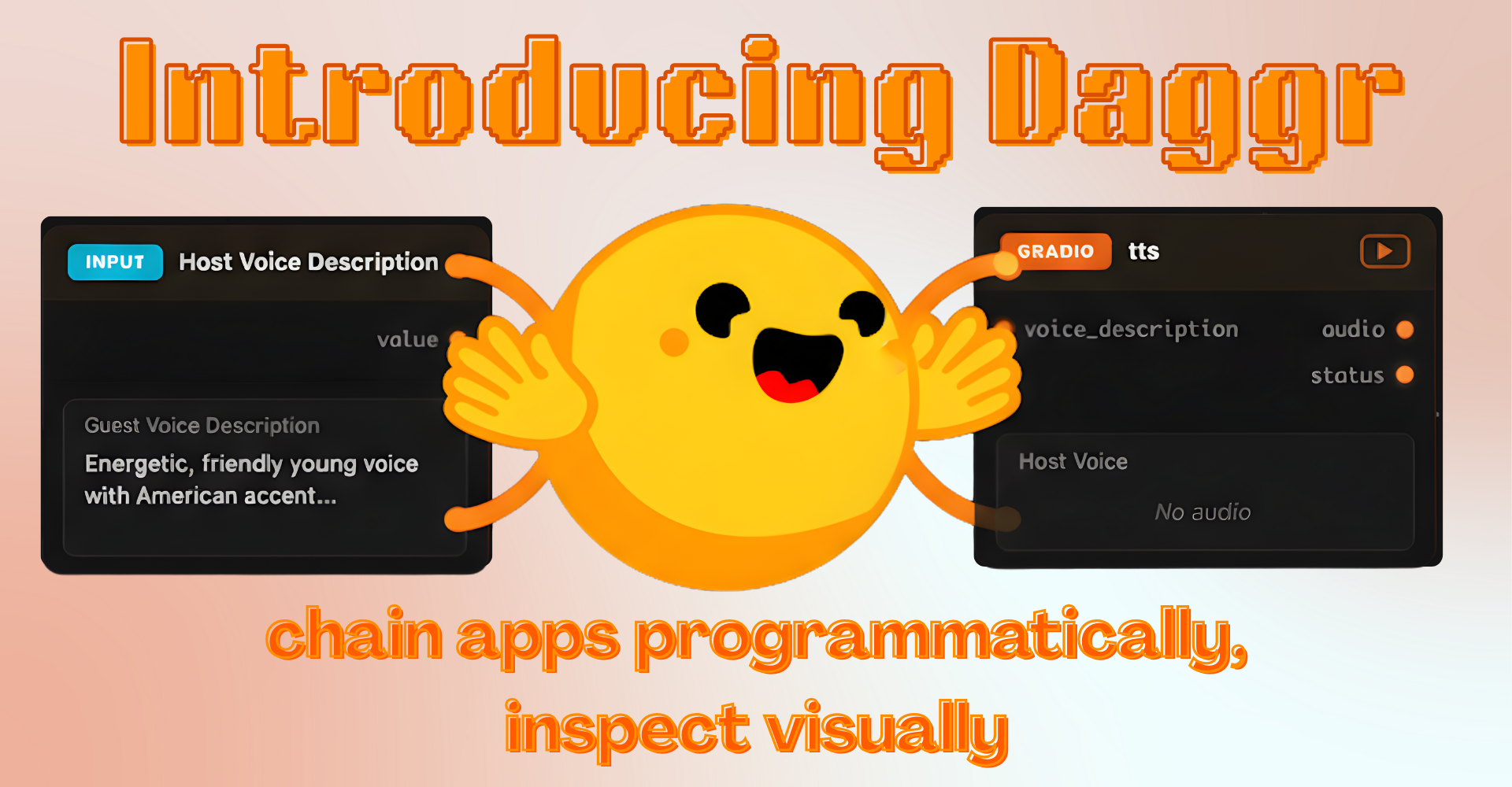 Reference image for: Introducing Daggr: Chain apps programmatically, inspect visually