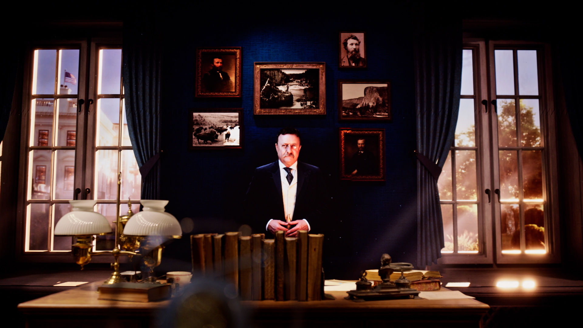 Reference image for: New AI-powered library lets people meet Theodore Roosevelt in a whole new way