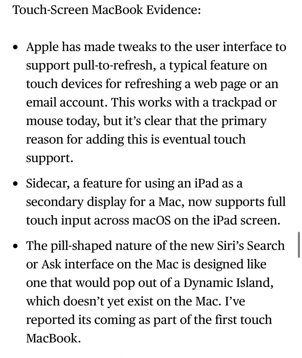 Ảnh tham khảo cho bài: iOS 27 và macOS 27 hé lộ iPhone gập cùng MacBook màn hình cảm ứng sắp ra mắt