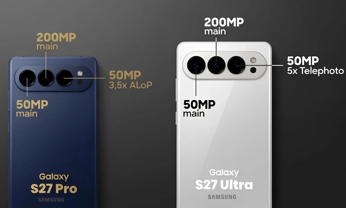 Ảnh tham khảo cho bài: Nghe đồn Samsung định bỏ camera 3x trên S27 Ultra để có pin to hơn