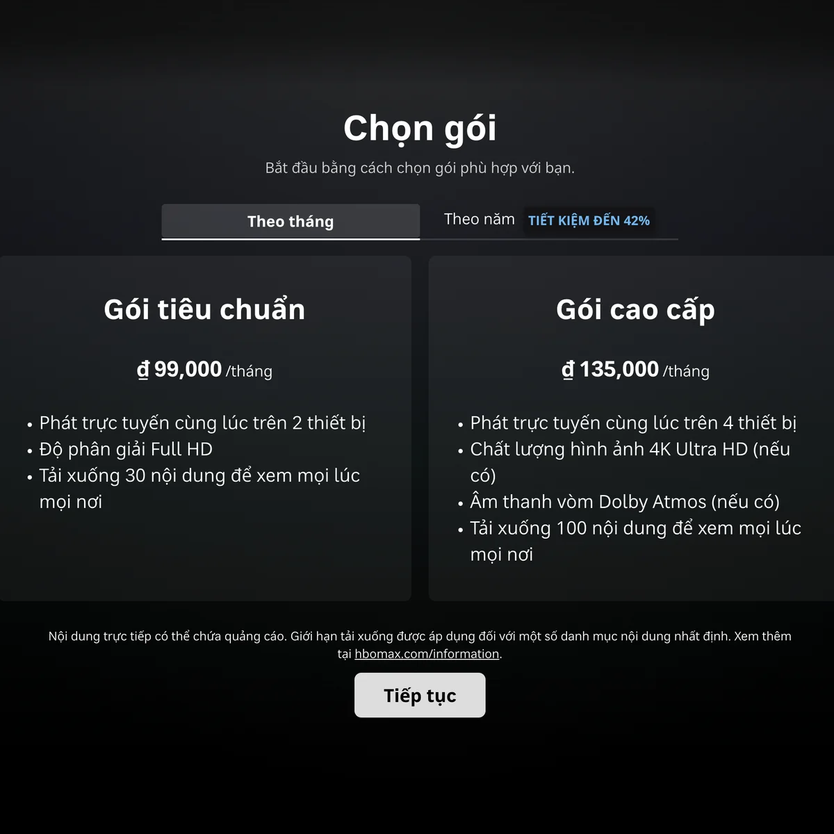 Ảnh tham khảo cho bài: Mình mới thấy HBO Max đã có gói dịch vụ tại thị trường Việt, giá từ 99k/tháng