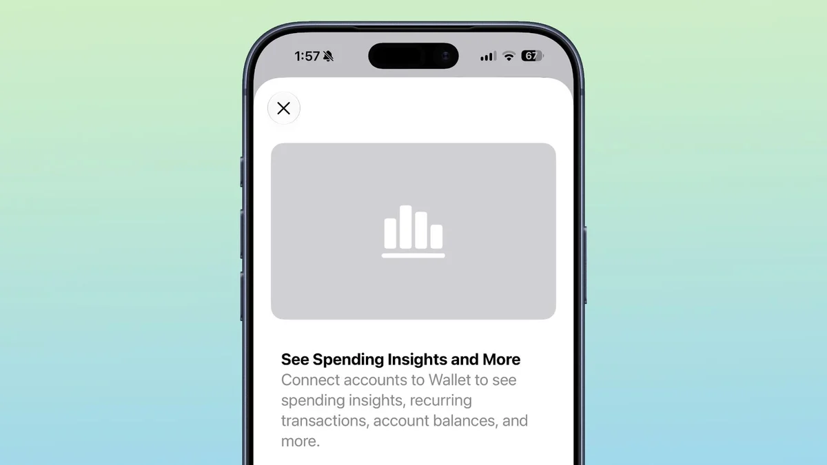 Ảnh tham khảo cho bài: Apple mới thêm tính năng Insights vào ví Wallet trên iOS 27 beta 2 khá hay nè anh em