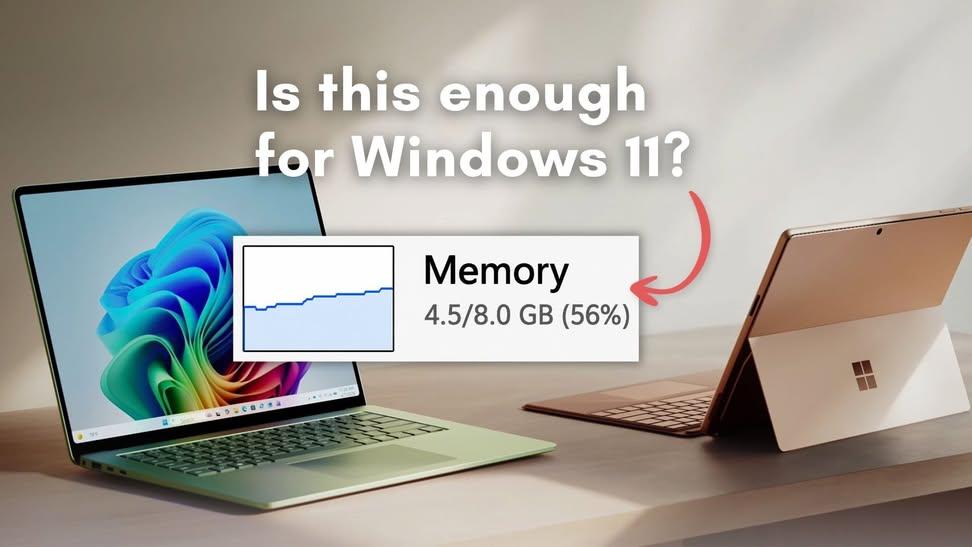 Ảnh tham khảo cho bài: Microsoft muốn bạn tin "8GB RAM dùng tốt trên Windows 11 cho nhu cầu hằng ngày"