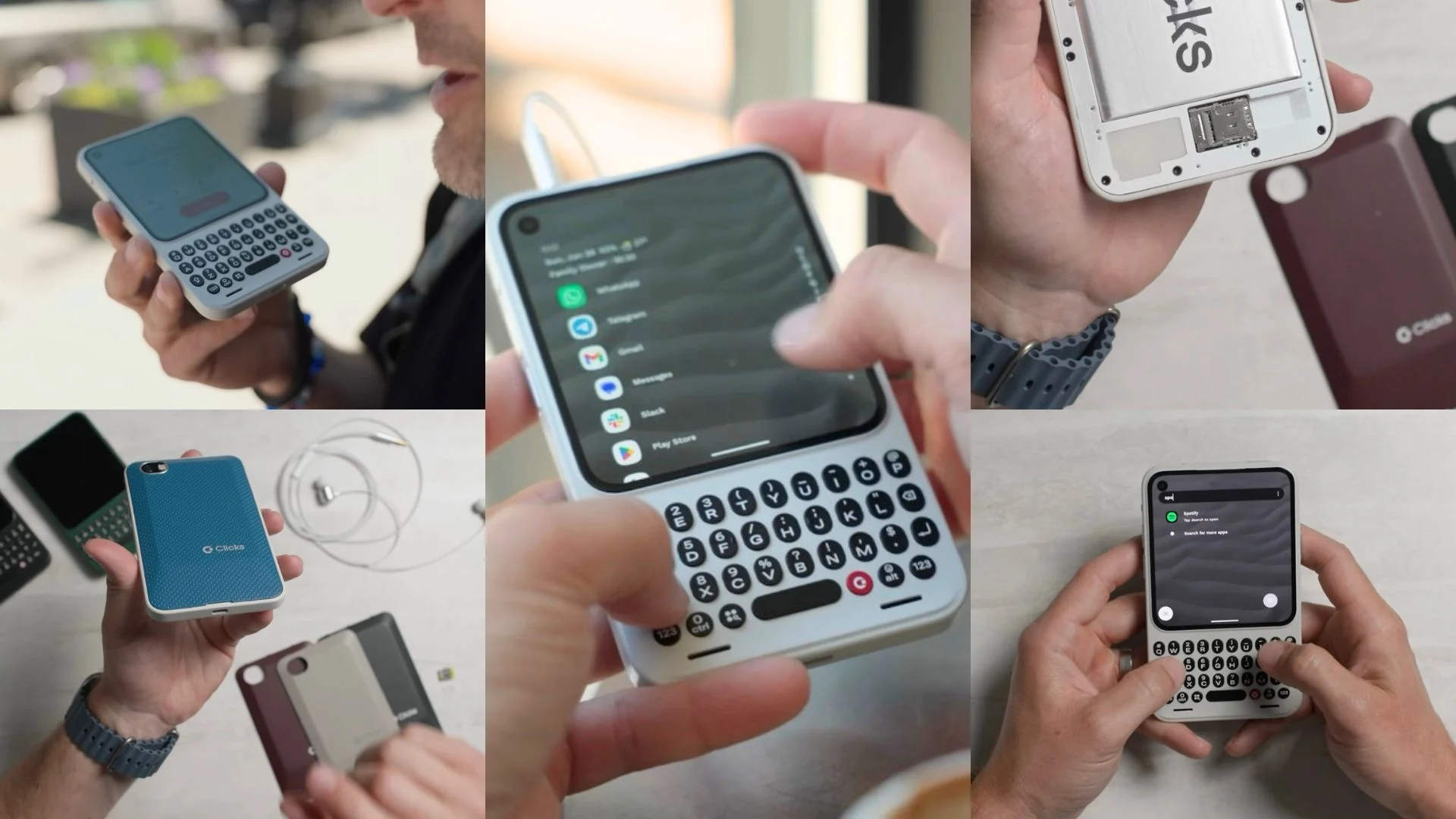 Ảnh tham khảo cho bài: Cái nhìn đầu tiên về Clicks Communicator: tháo được nắp lưng để lắp SIM, thẻ nhớ, thay được pin