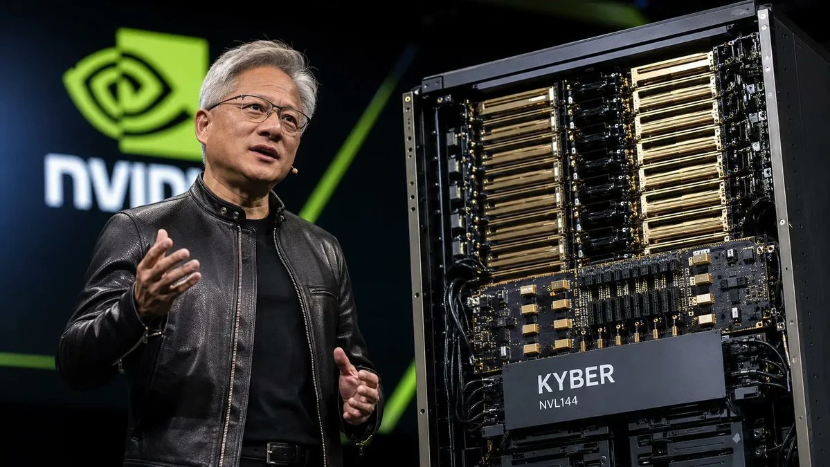 Ảnh tham khảo cho bài: NVIDIA phủ nhận tin đồn tủ máy AI Kyber bị hoãn tới 2028, cổ phiếu bật tăng