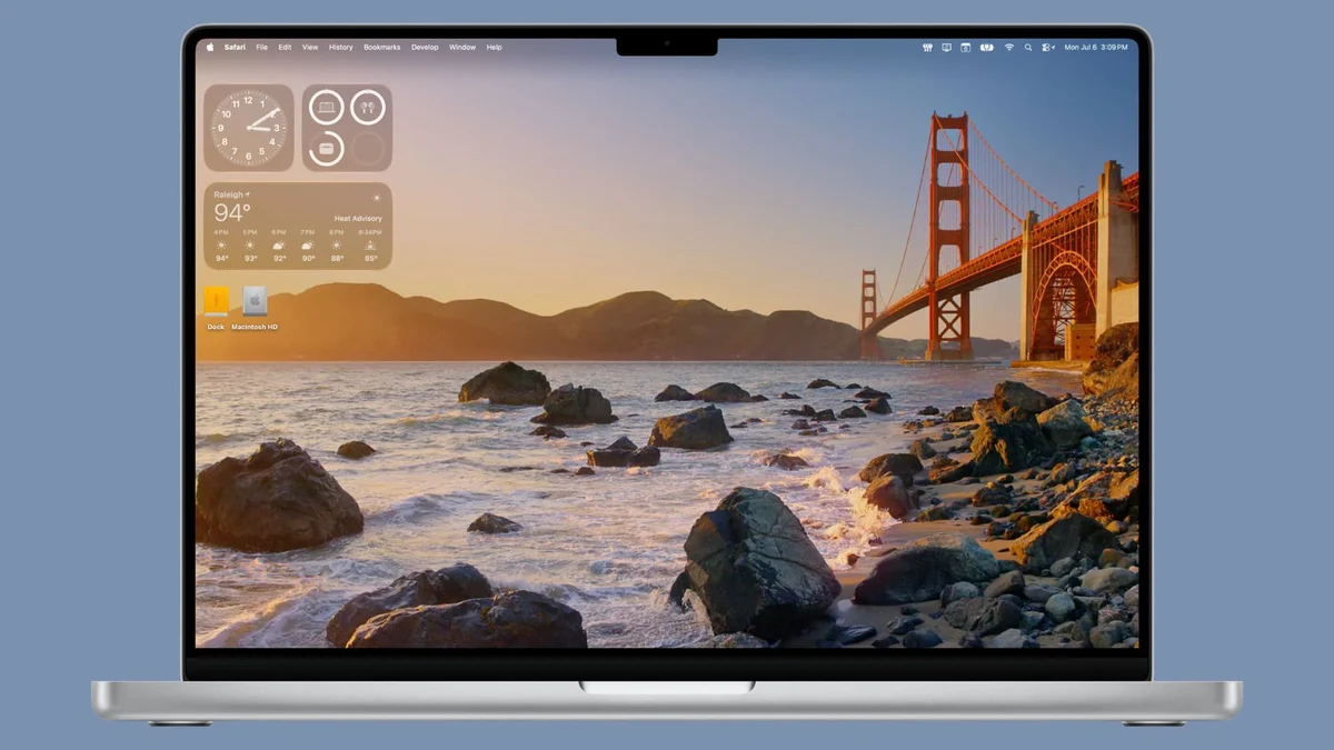 Ảnh tham khảo cho bài: Apple mới thêm mấy cái hình nền Golden Gate trên macOS 27 beta 3