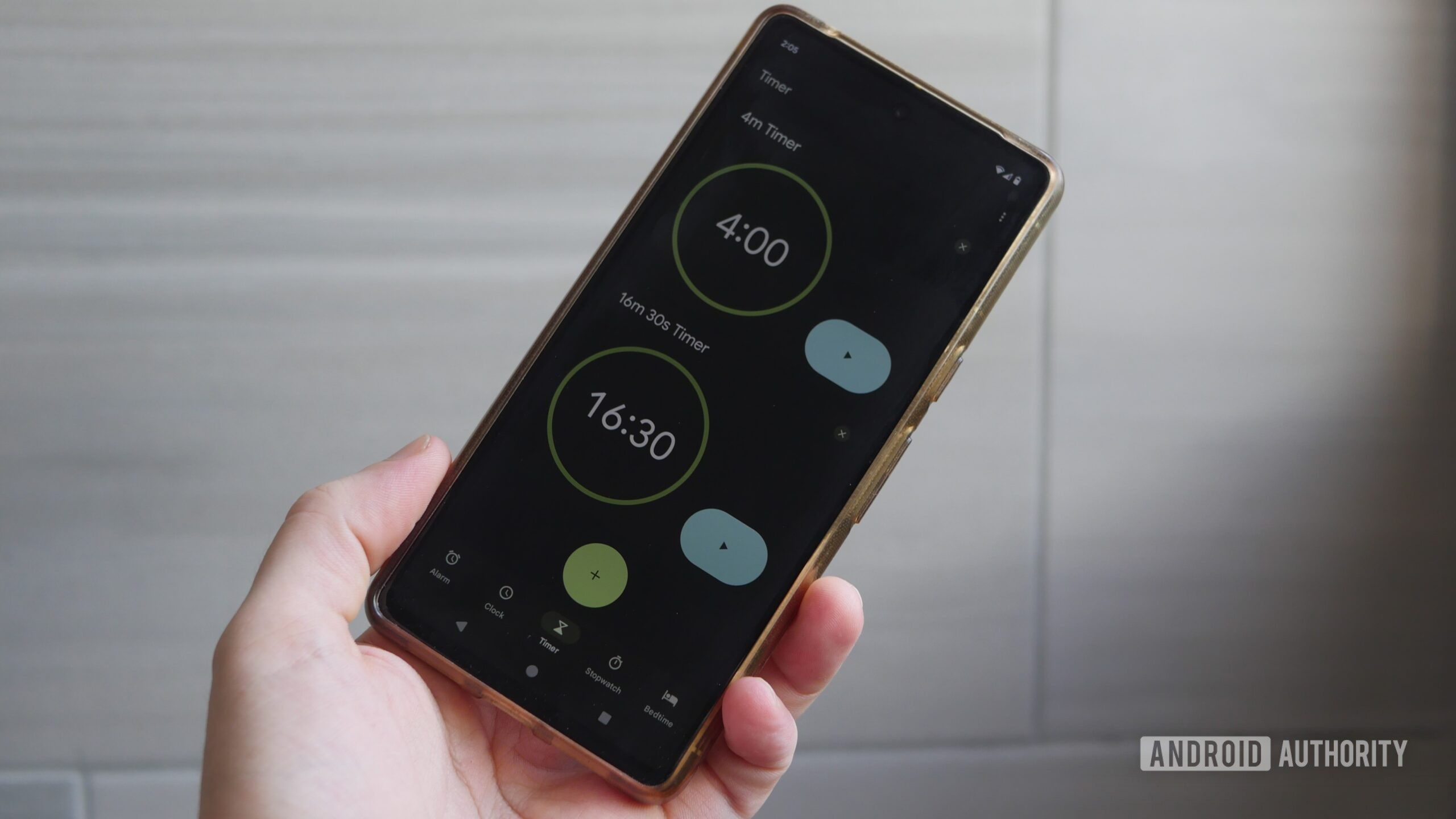 Reference image for: Google Clock finally supports Live Updates for stopwatch and timer