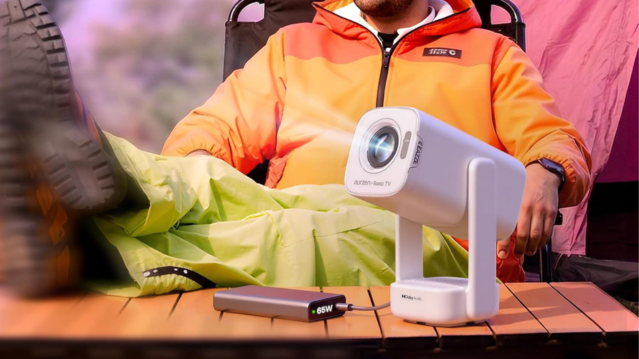 Reference image for: Roku TV just landed on a portable projector for the first time, and it’s surprisingly cheap