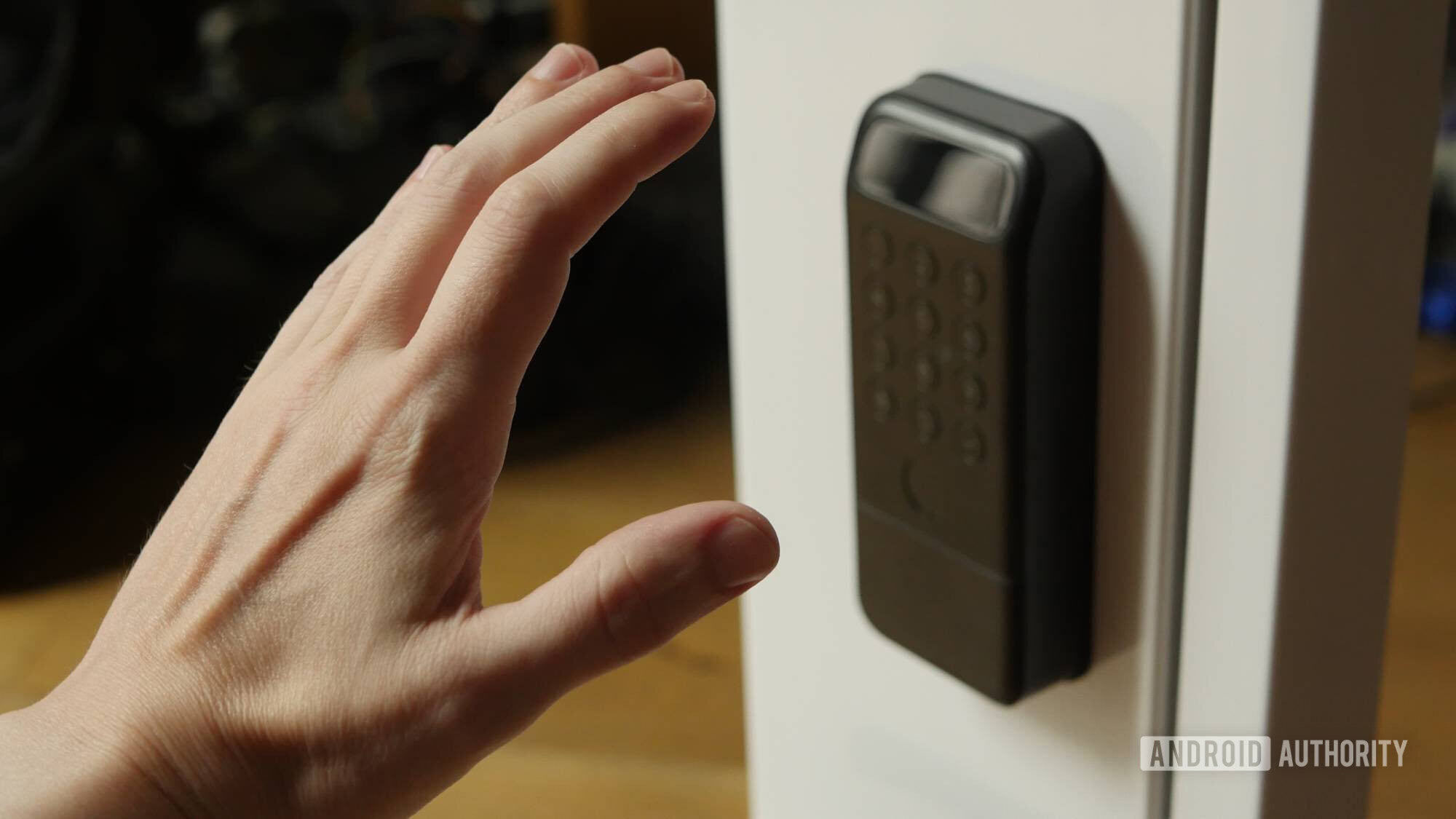 Reference image for: I’ve got to hand it to the SwitchBot Lock Vision Pro and its palm-vein authentication