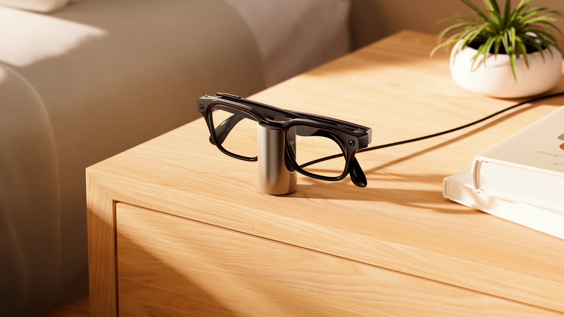 Reference image for: Meta’s $59 smart glasses stand is missing the one thing you need to power it